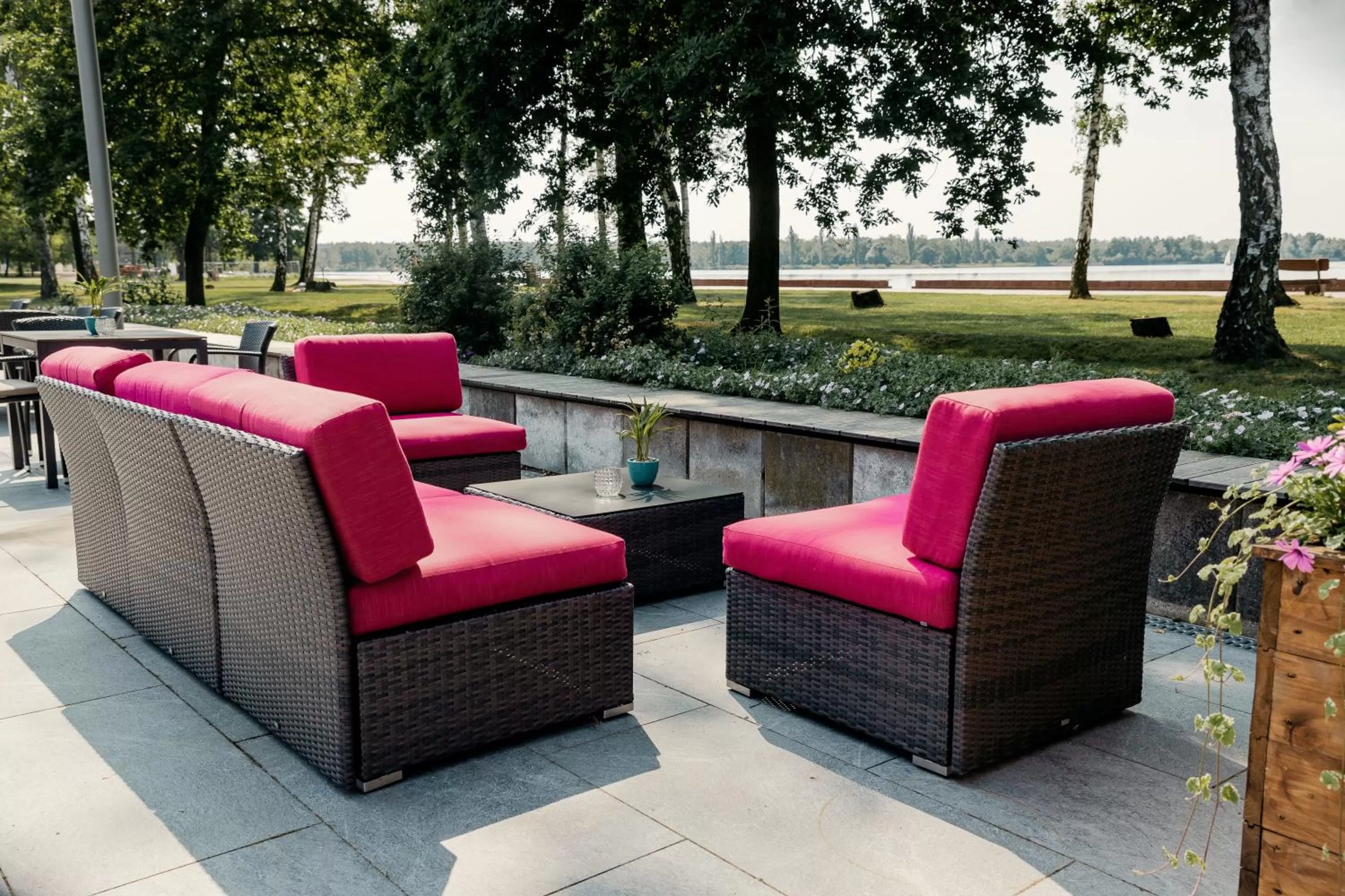 Seating area in Seehotel am Tankumsee