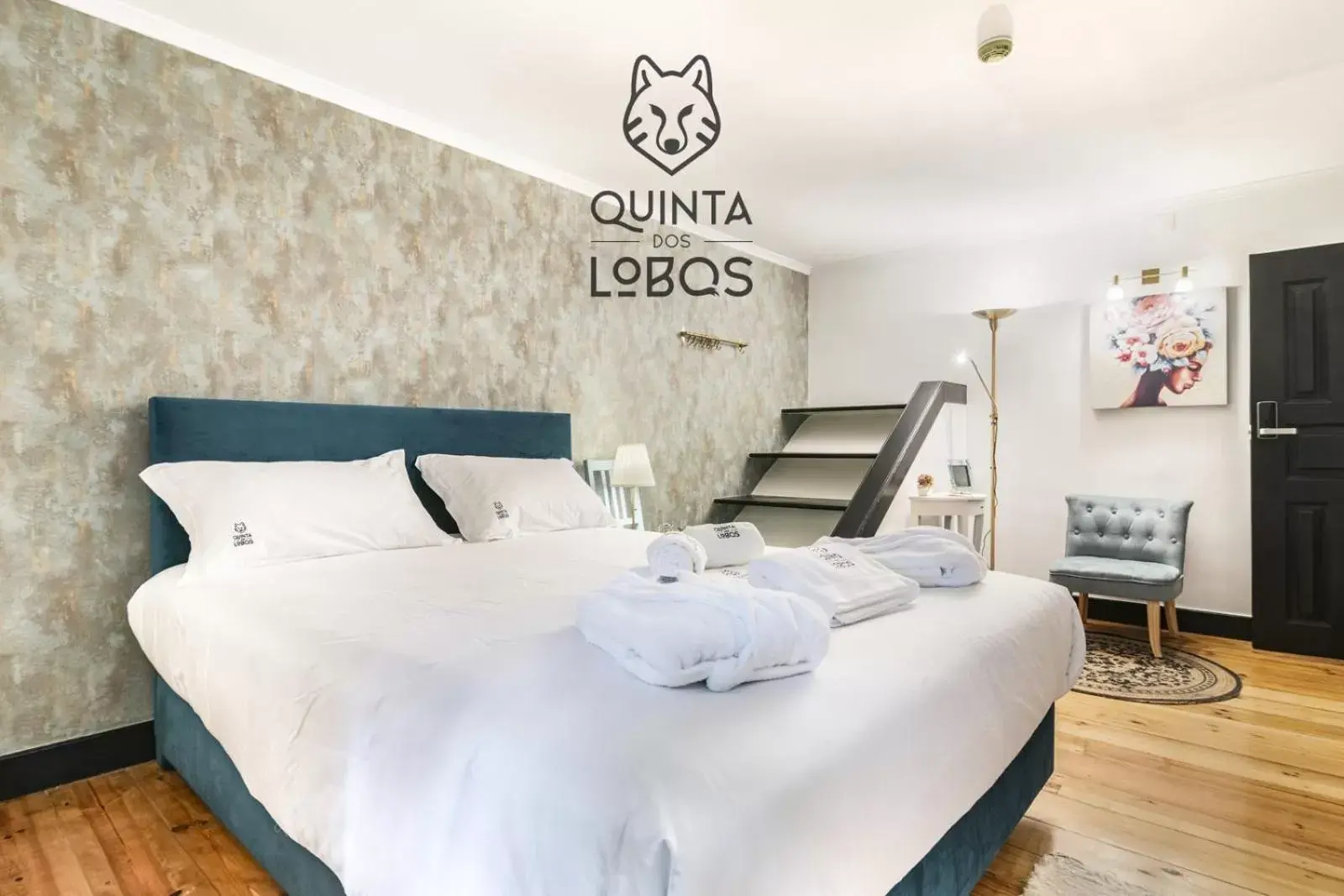 Bedroom, Bed in Quinta dos Lobos Boutique Hotel - Art & Nature Experience