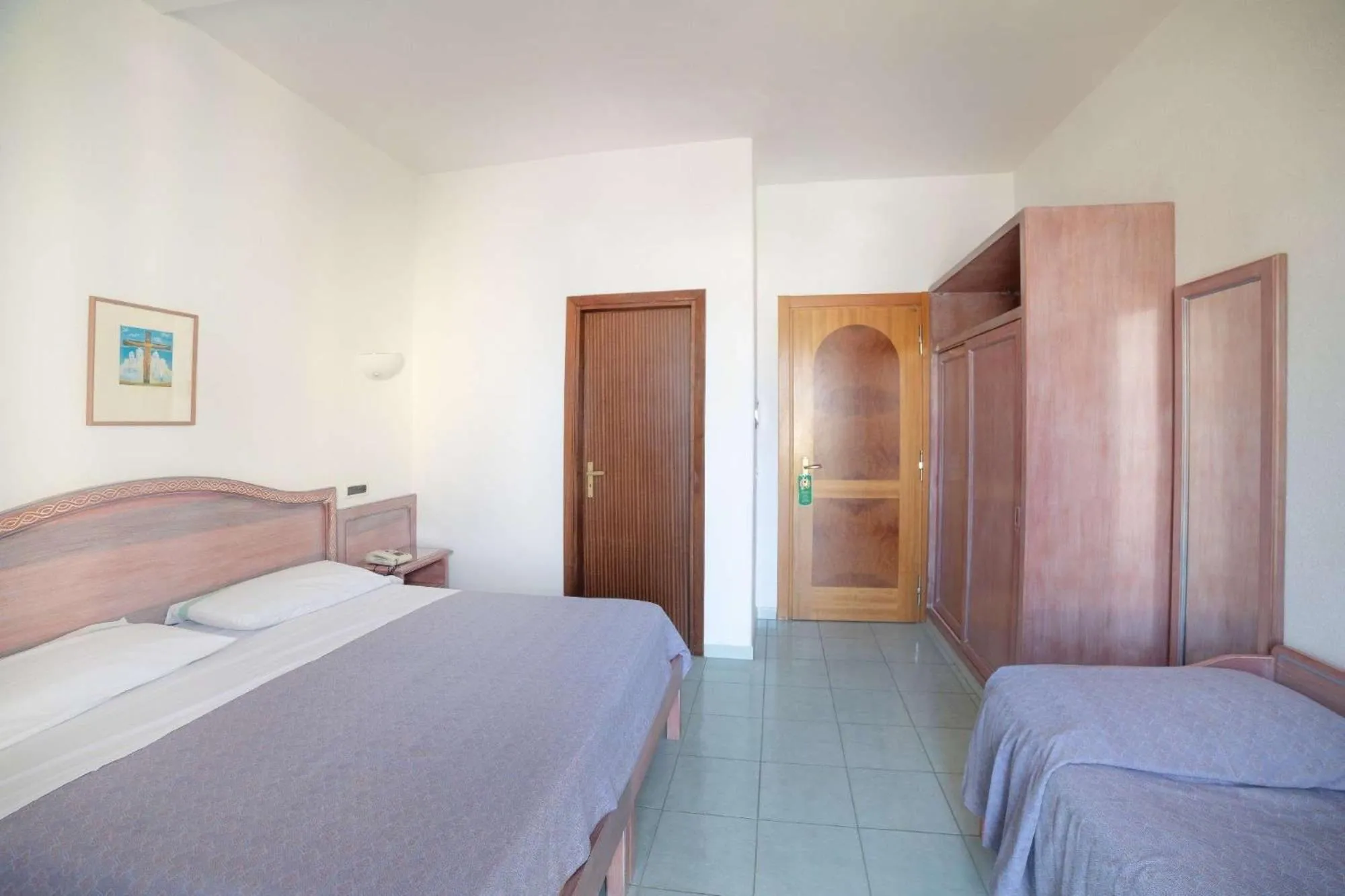 Bed in Hotel Royal Terme