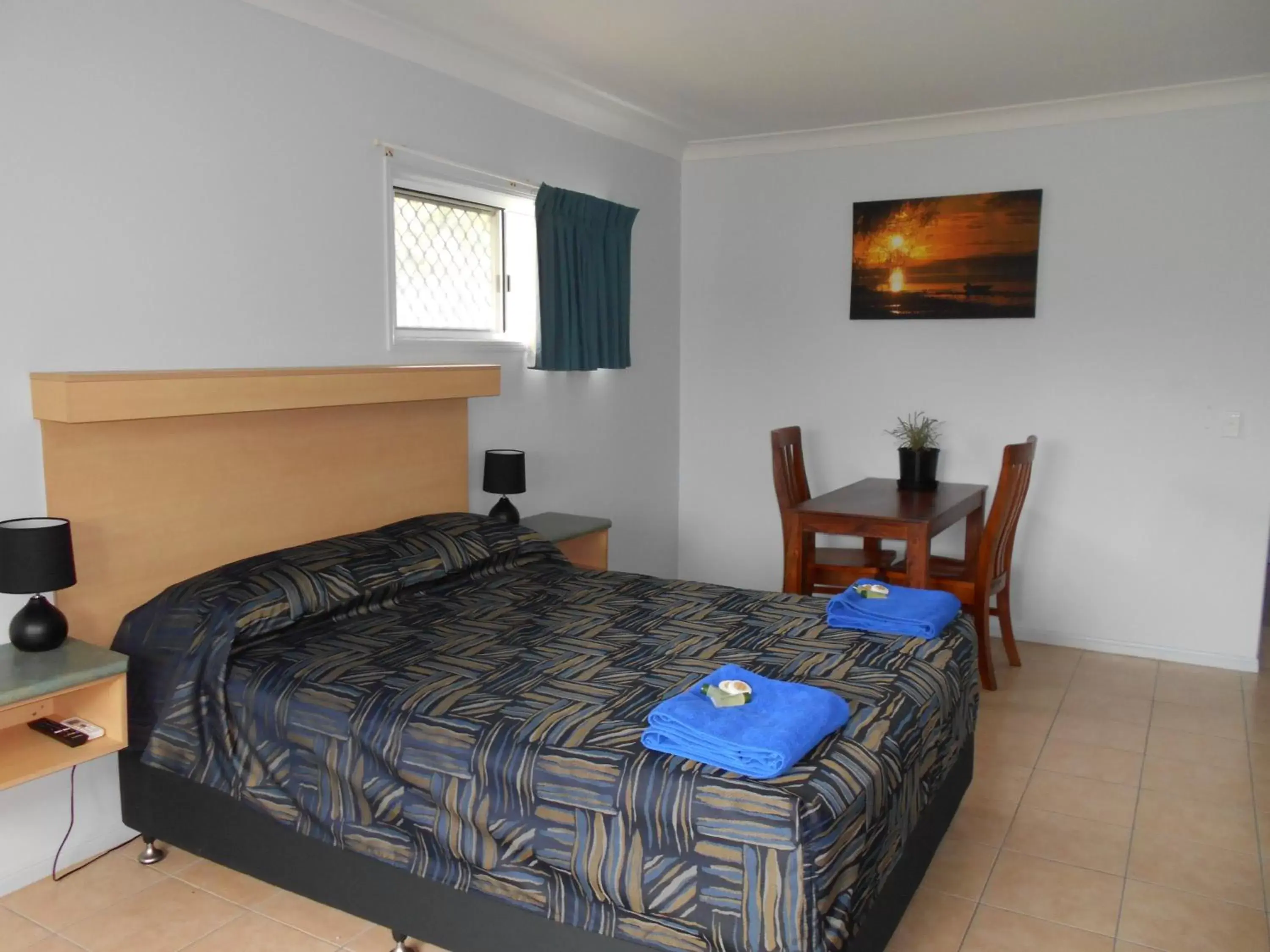 Bed in TI Motel Torres Strait