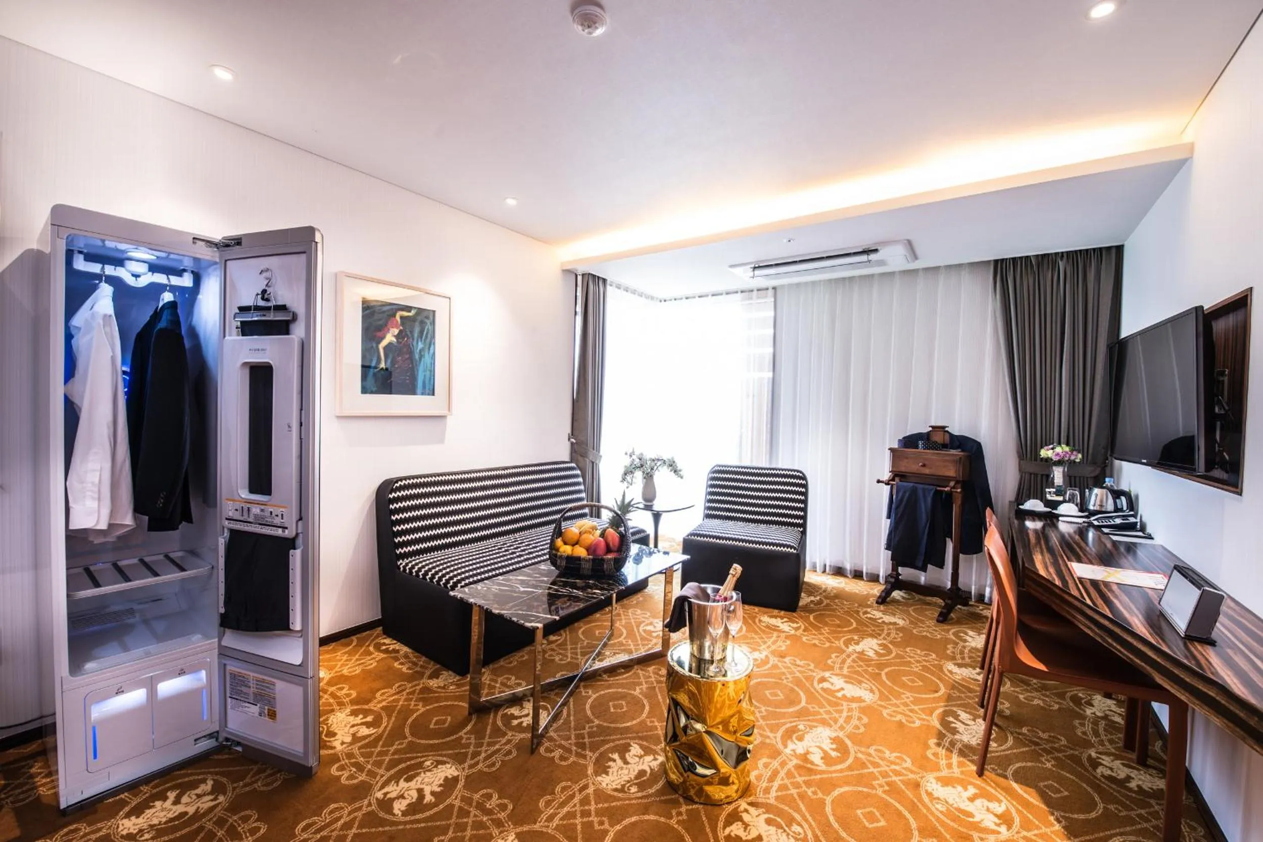 Living room in Hotel Leo