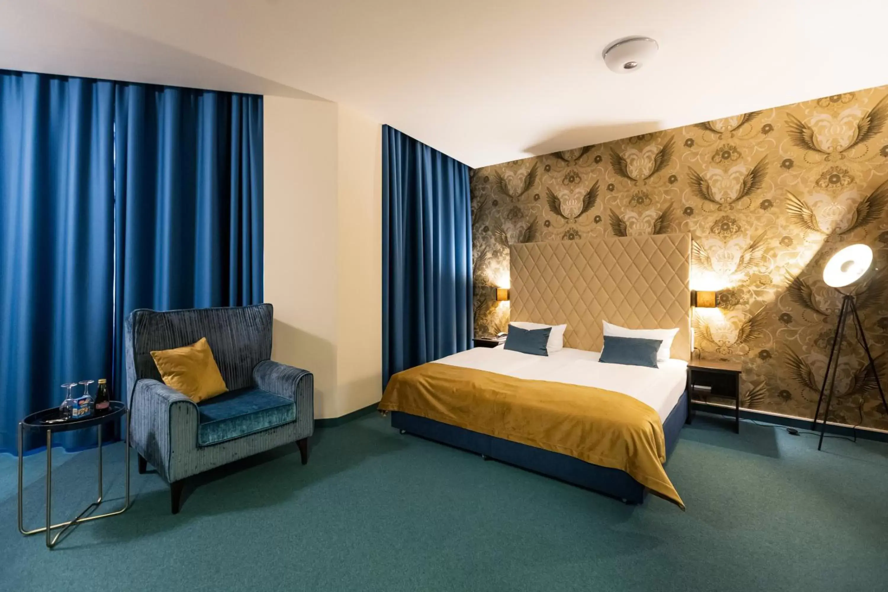 Bed in Royal International Leipzig Bed in Royal International Leipzig