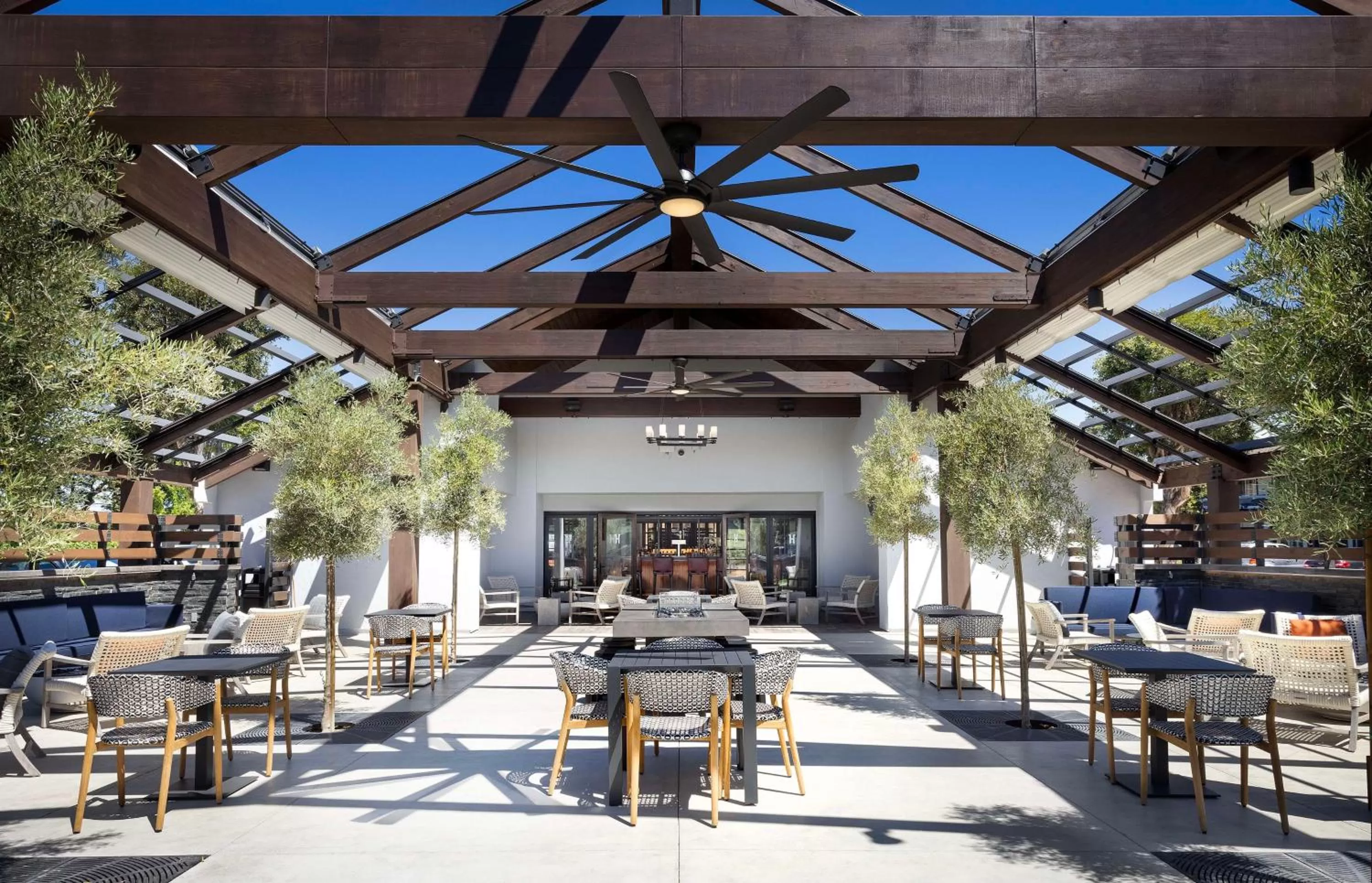Inner courtyard view in The Hadsten Solvang, Tapestry Collection by Hilton