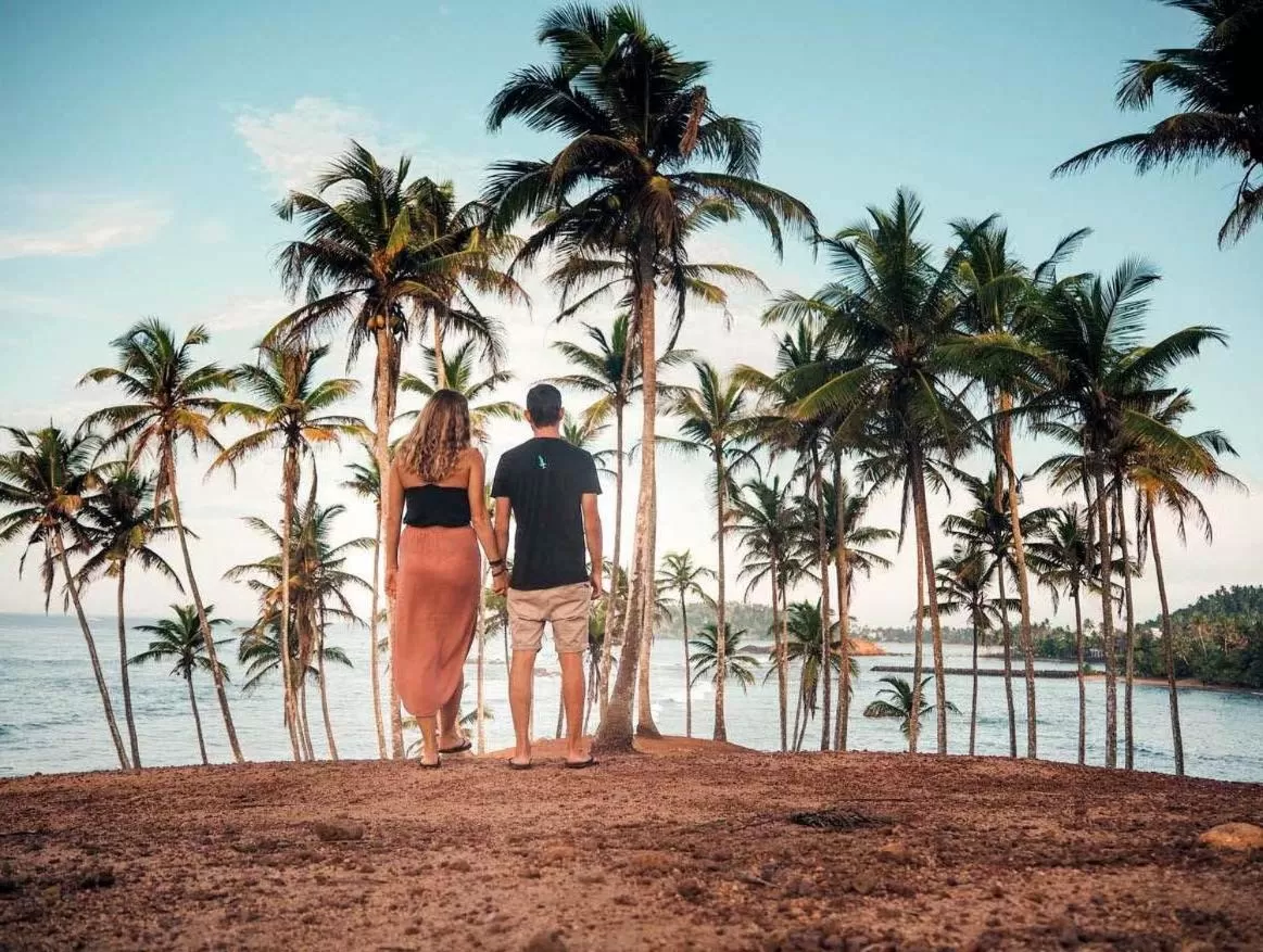 Sunrise in Weligama Bay Watsila Resort