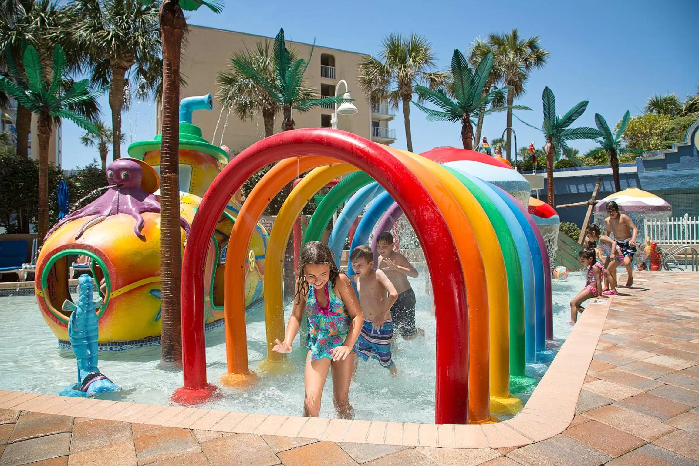 Aqua park in Coral Beach Resort