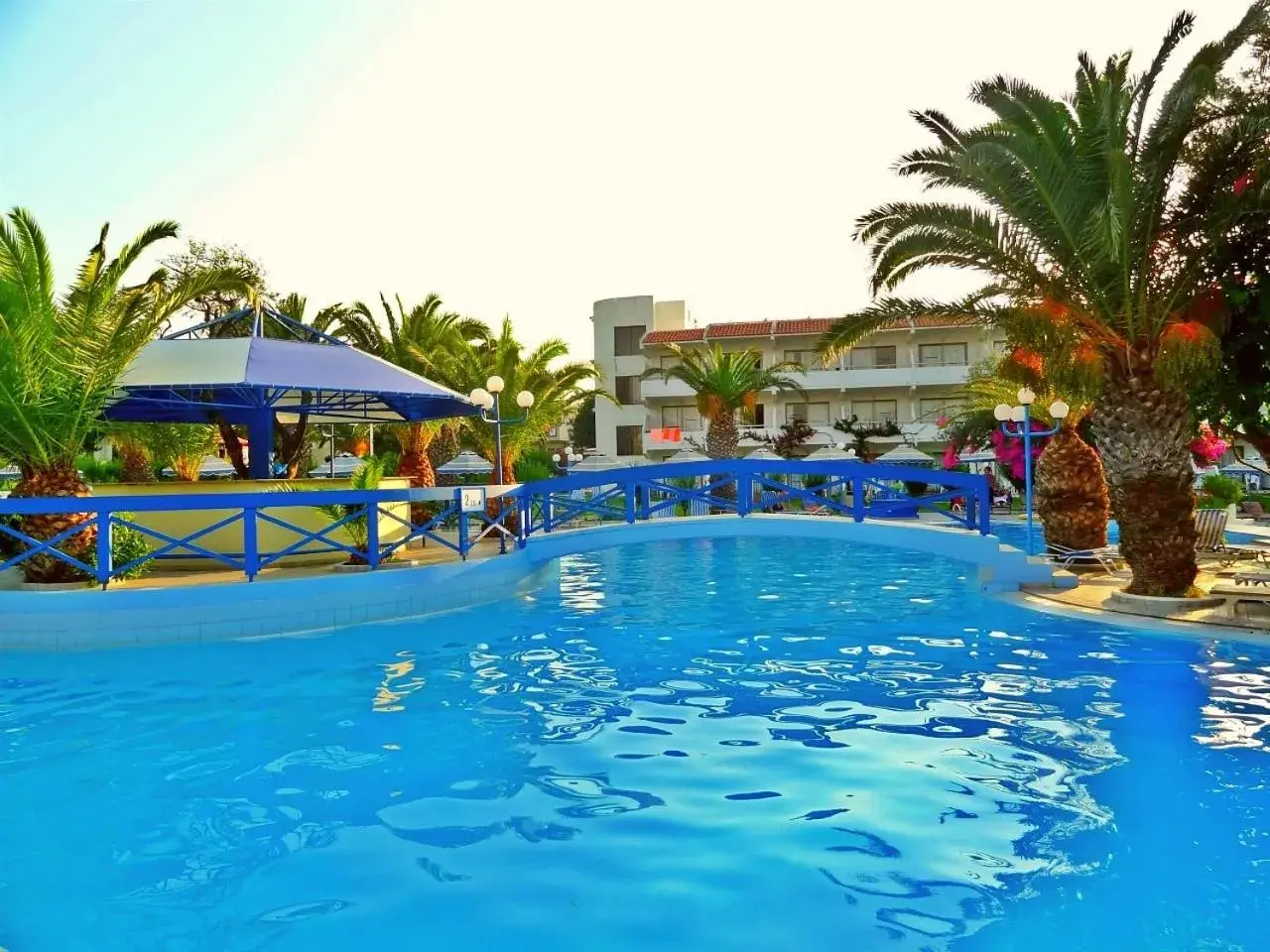 Swimming pool, Water Park in Filerimos Village Hotel
