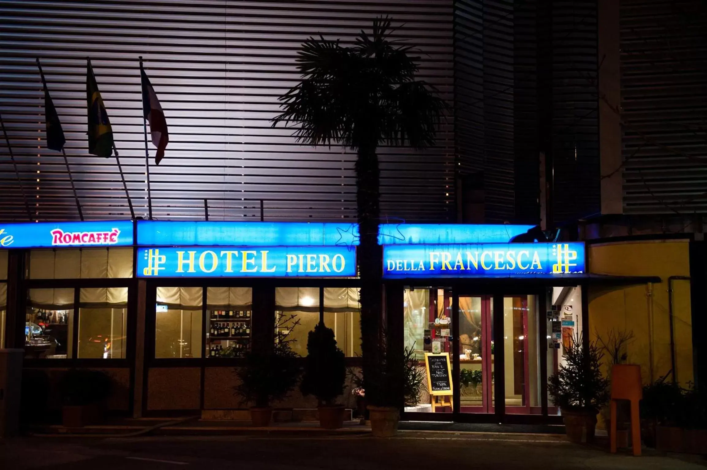 Facade/entrance in Hotel Piero Della Francesca