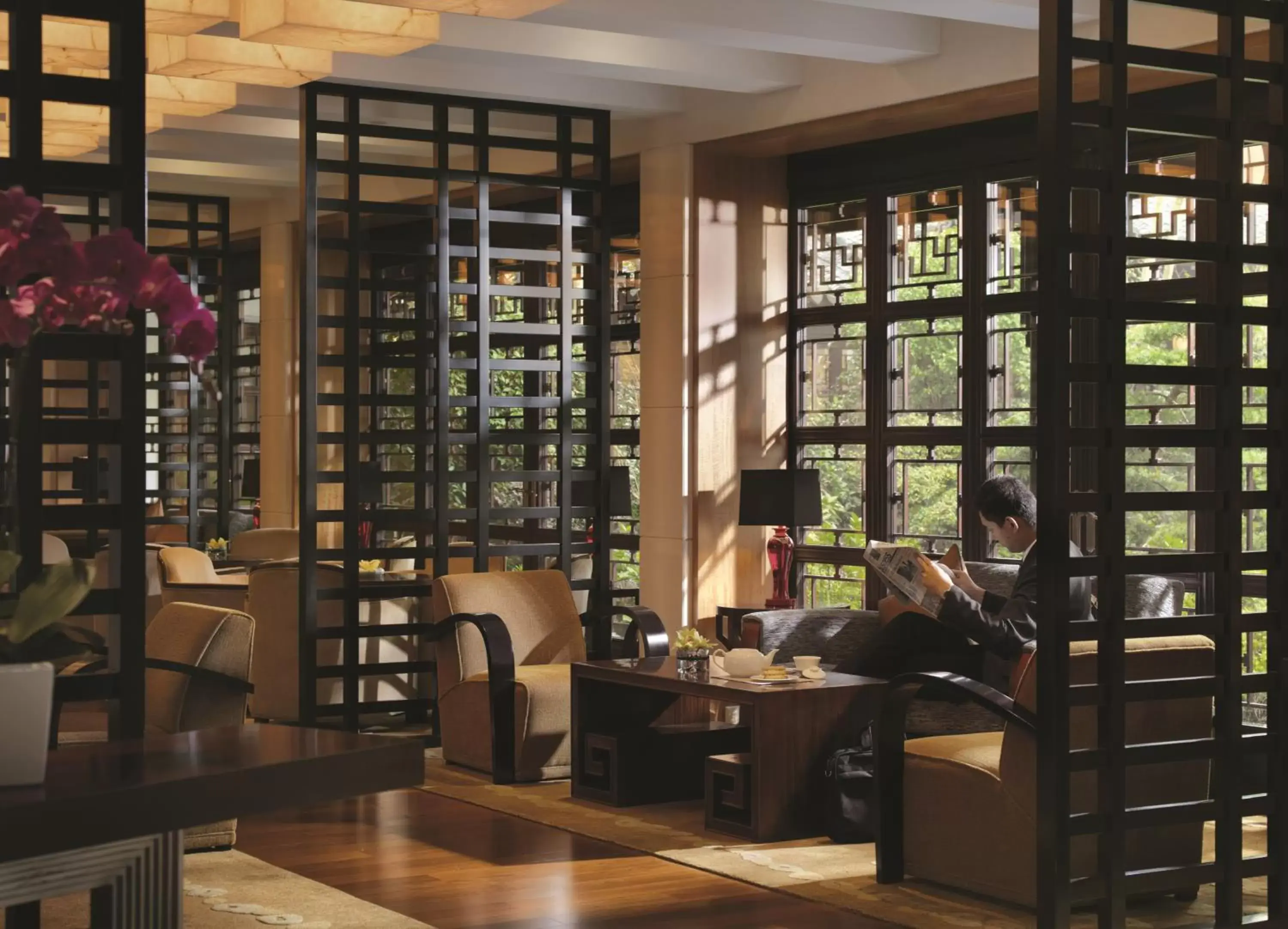 Lobby or reception, Restaurant/Places to Eat in Four Seasons Hotel Hangzhou at West Lake