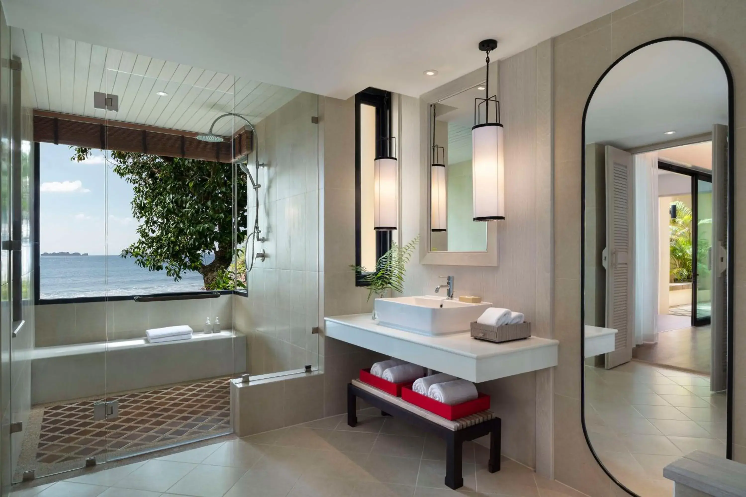 Bath, Bathroom in Avani Plus Koh Lanta Krabi Resort