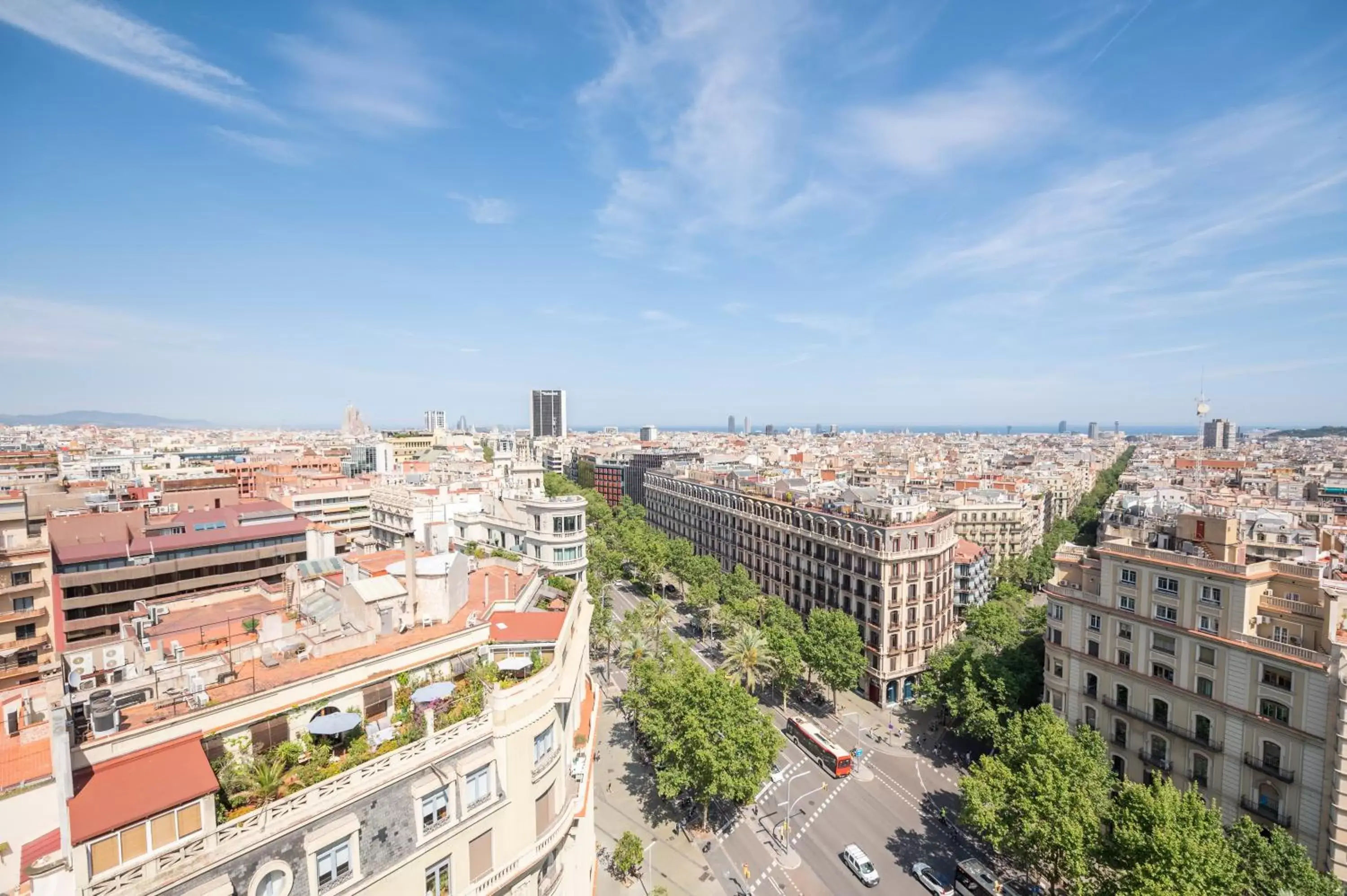 City view in Hesperia Barcelona Presidente