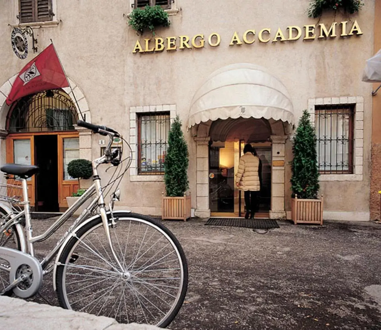 Facade/entrance in Albergo Accademia