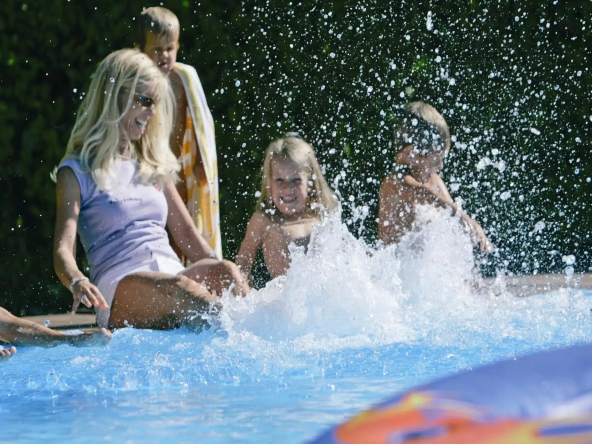 Children play ground, Swimming Pool in Parkhotel Delta, Wellbeing Resort