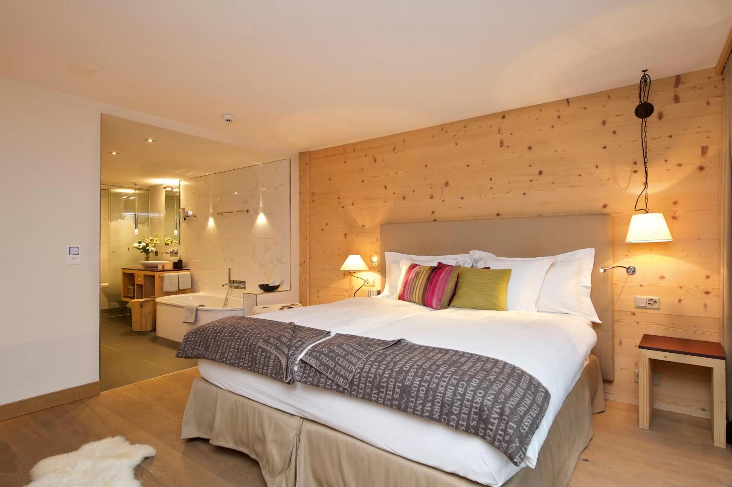 Garden Double Room with balcony in Matterhorn Lodge Boutique Hotel & Apartments