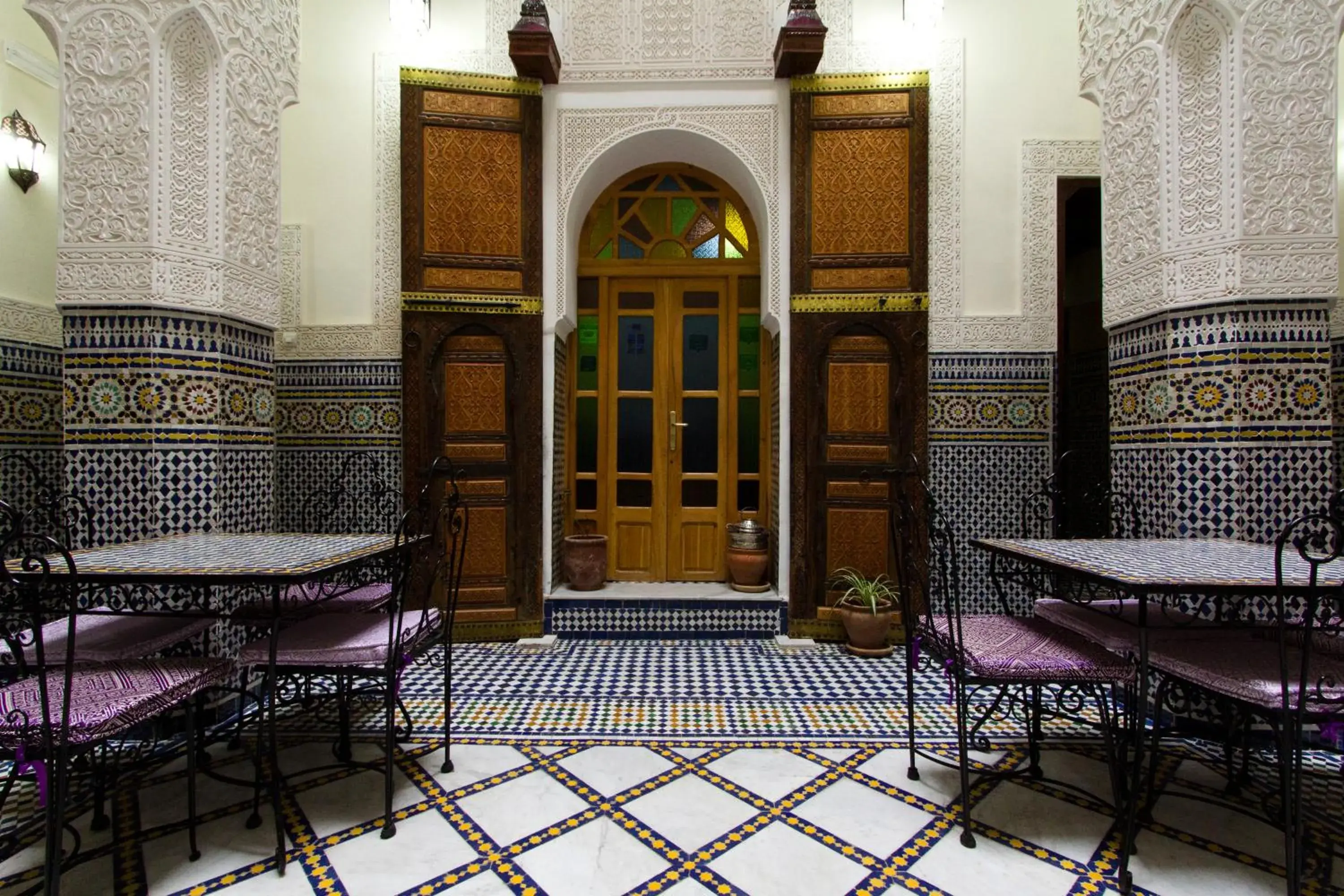 Decorative detail in Riad Taryana