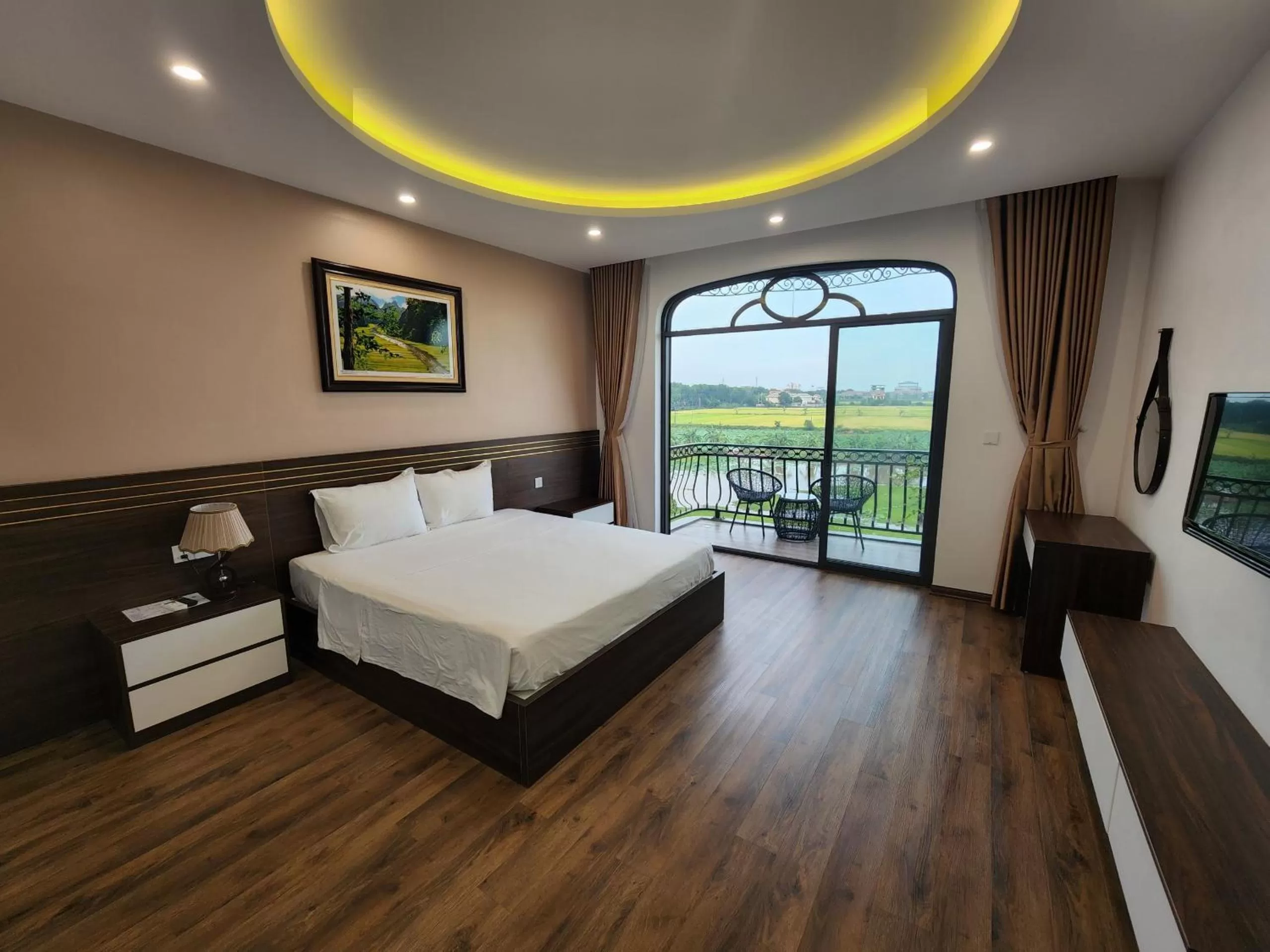 Bed in Lotus Hotel Ninh Bình