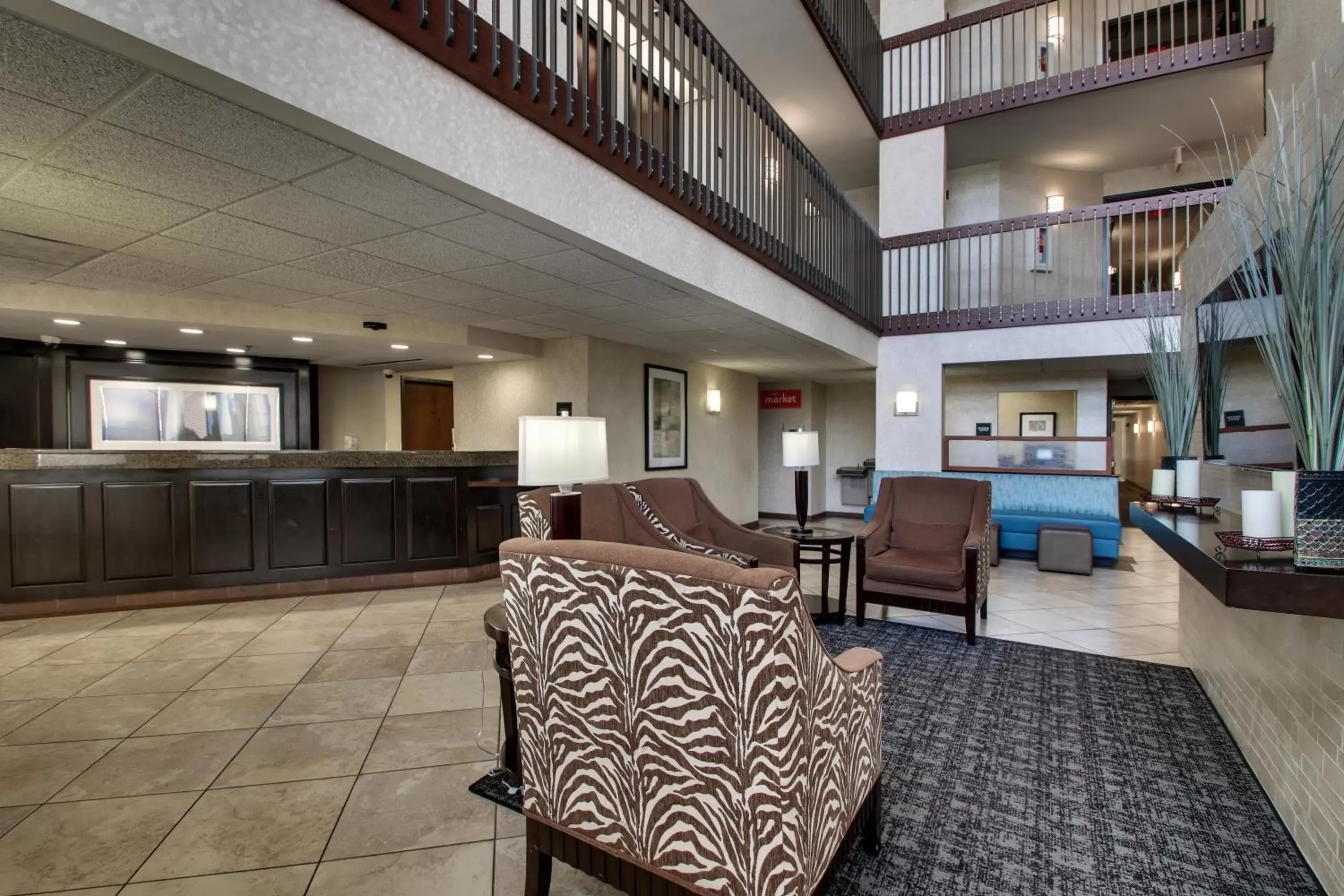 Lobby or reception, Lobby/Reception in GreenTree Hotel - Houston Hobby Airport