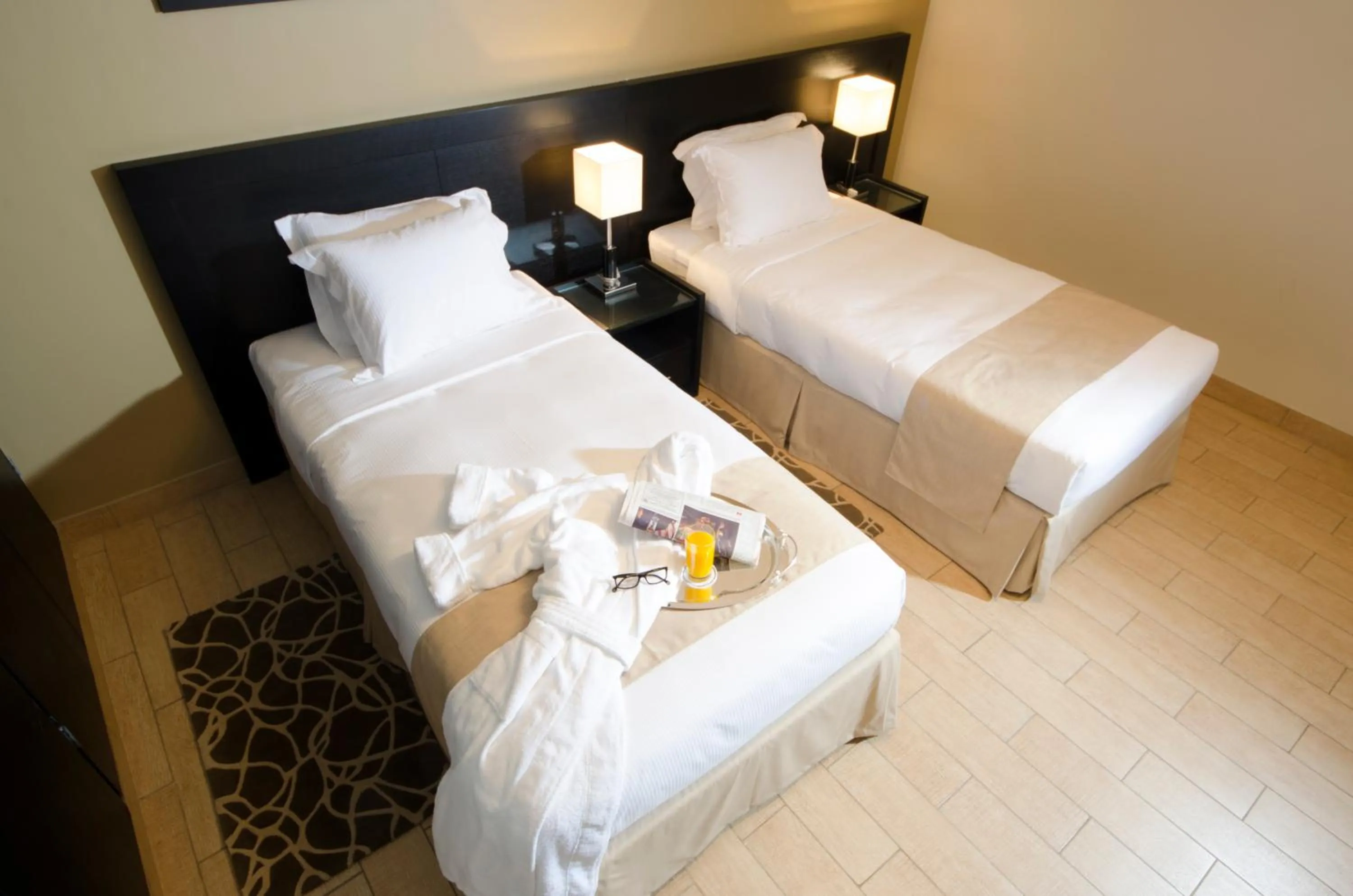 Bed in The Apartments, Dubai World Trade Centre