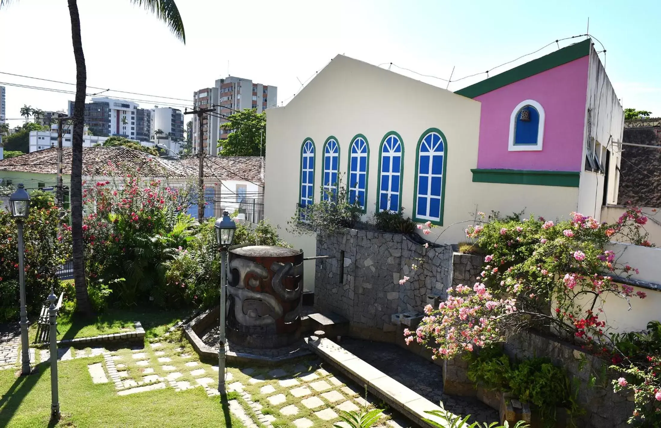 Garden in Hotel Catharina Paraguaçu