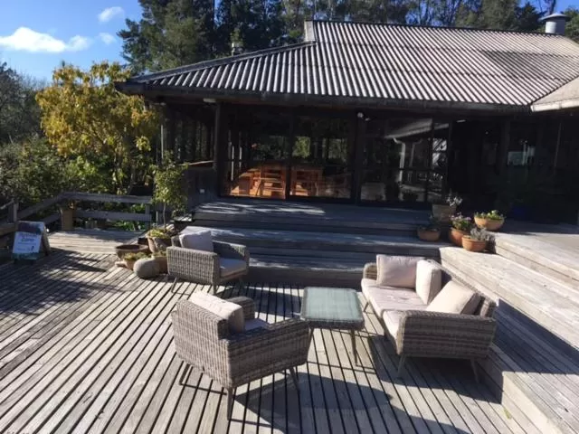 Balcony/Terrace in Kawai Purapura Yoga Retreat Centre