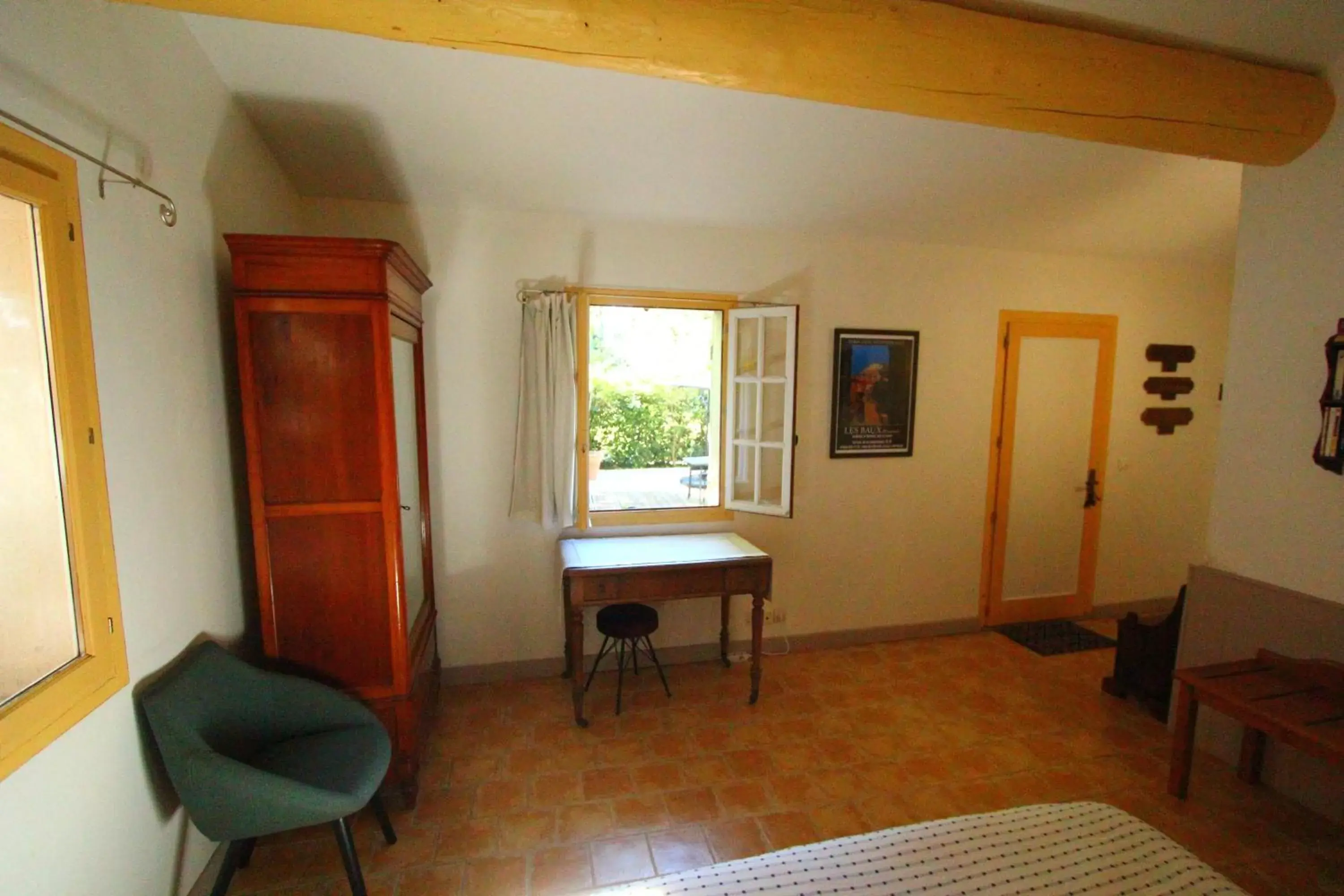 Bed, Seating Area in Le Pavillon Vert - B&B