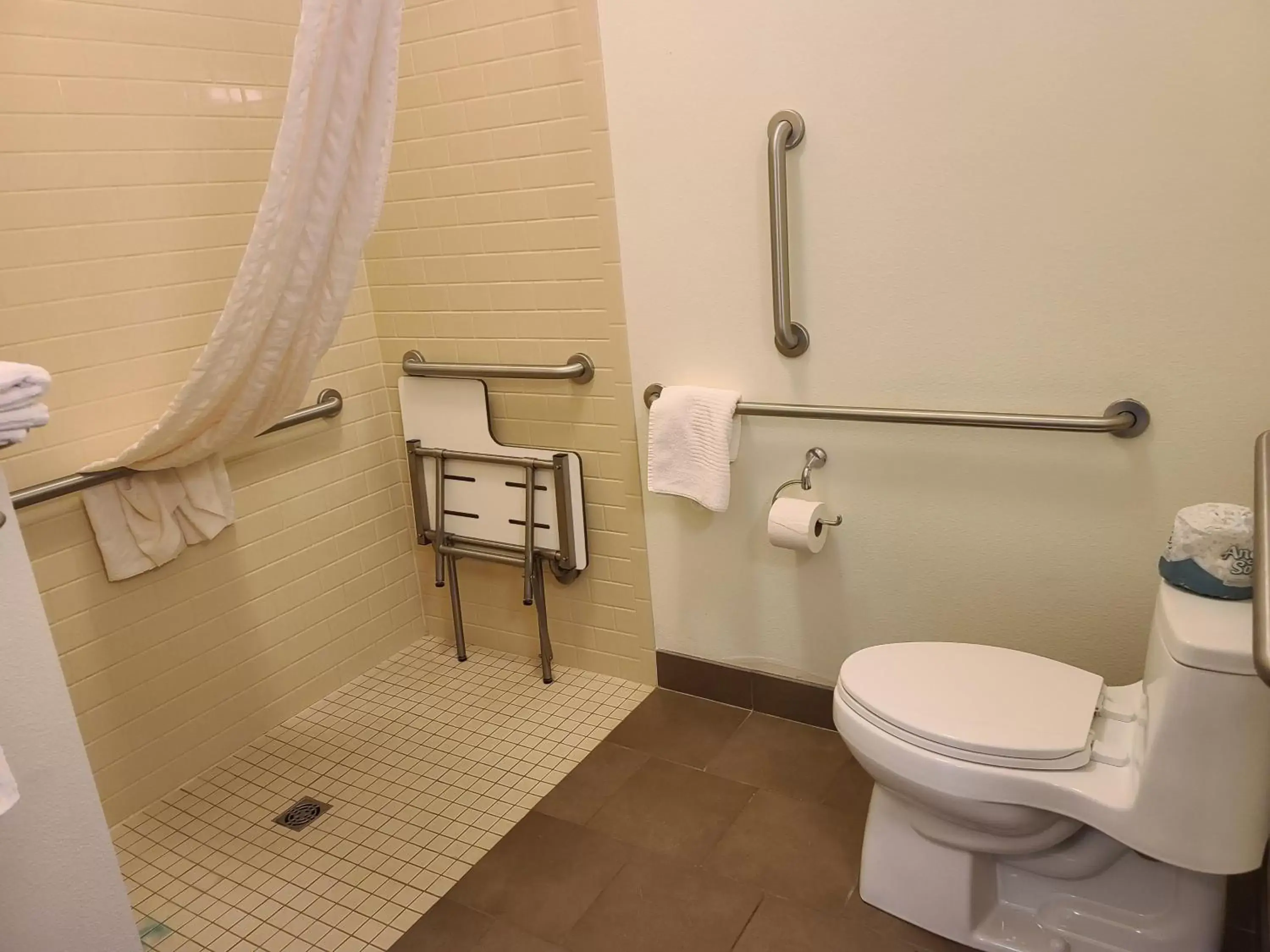 Bathroom in Candlewood Suites Sidney, an IHG Hotel