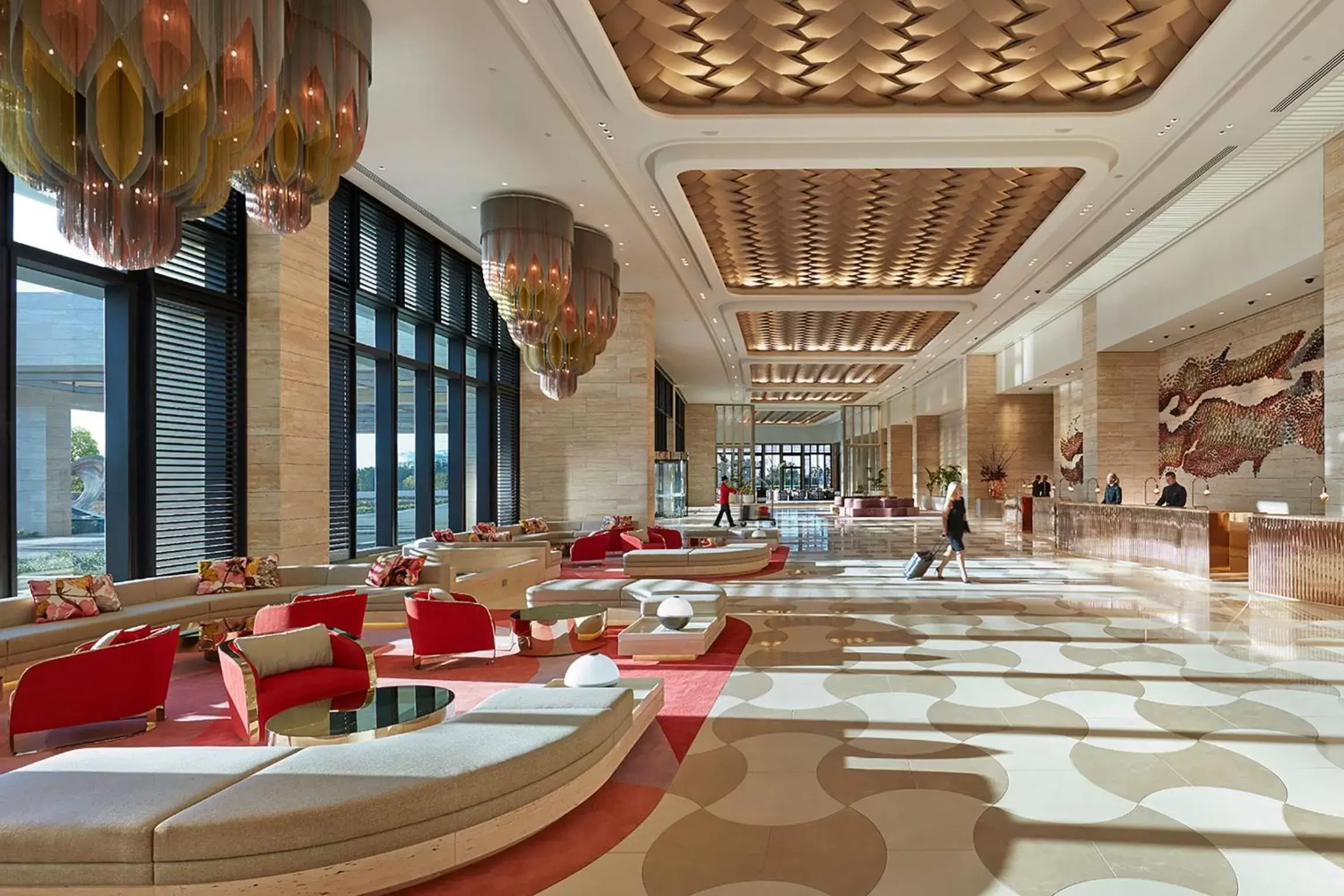 Lobby or reception, Restaurant/Places to Eat in Crown Towers Perth