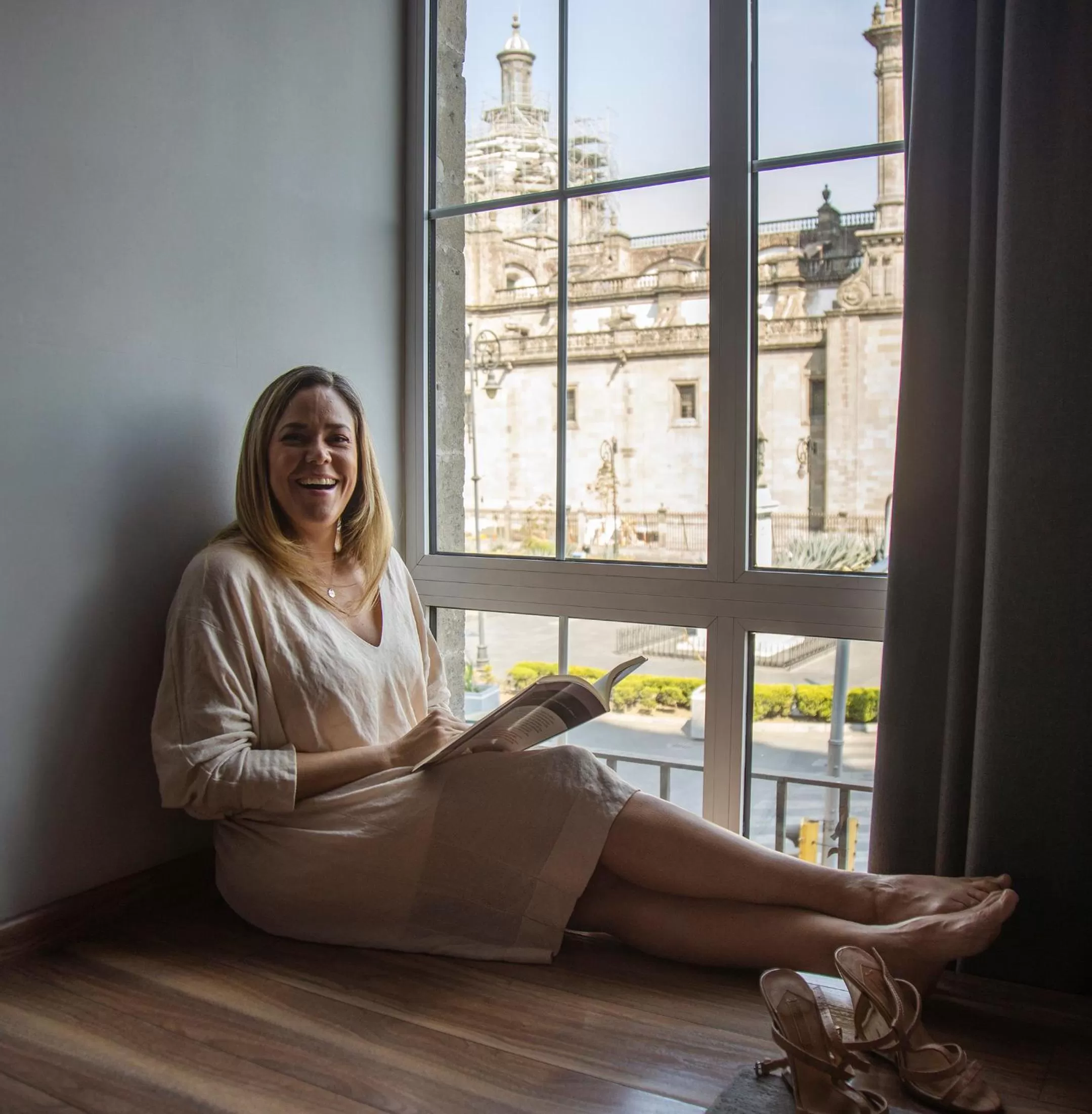 People in Zocalo Central & Rooftop Mexico City