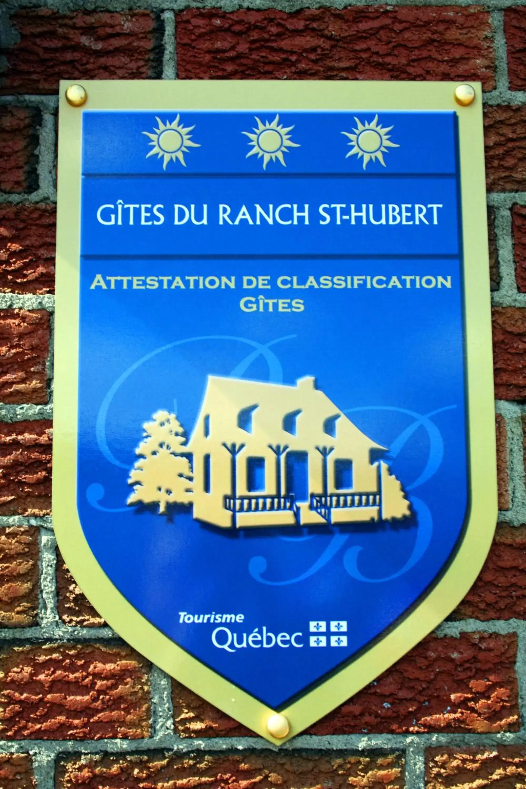 Logo/Certificate/Sign in Ranch St-Hubert