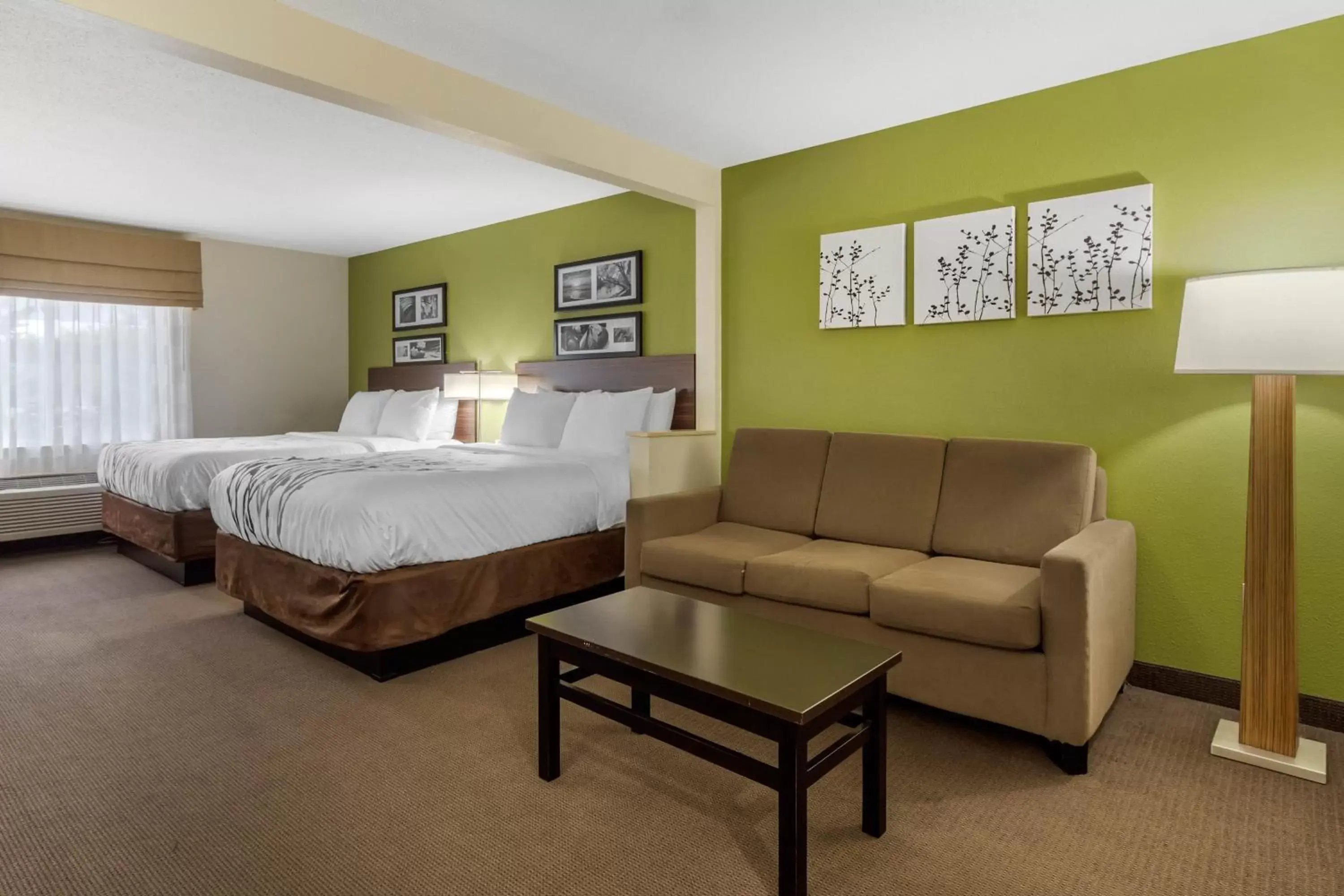 Queen Suite with Two Queen Beds - Non-Smoking in Sleep Inn & Suites Allendale