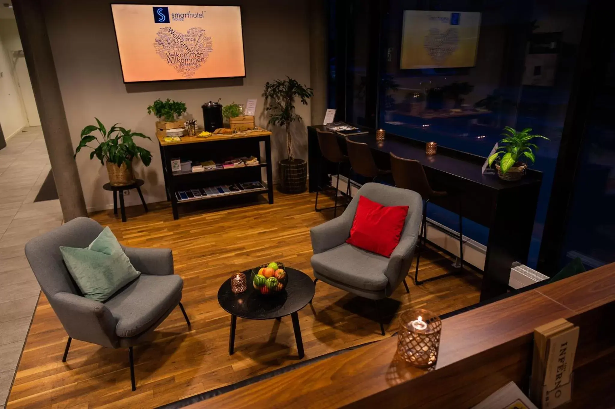 Living room in Smarthotel Tromsø Living room in Smarthotel Tromsø