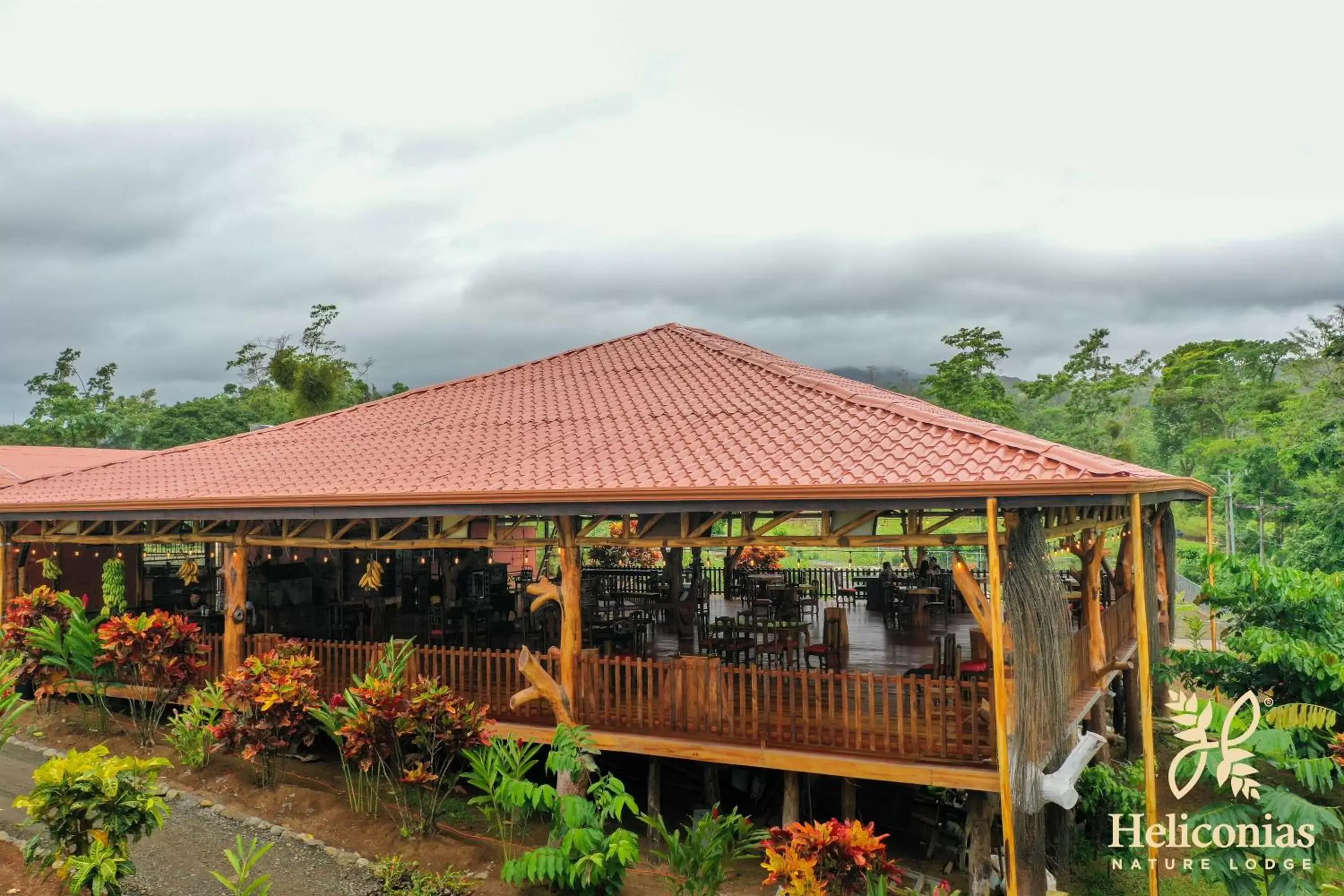 Restaurant/places to eat in Hotel Heliconias Nature Inn & Hot Springs