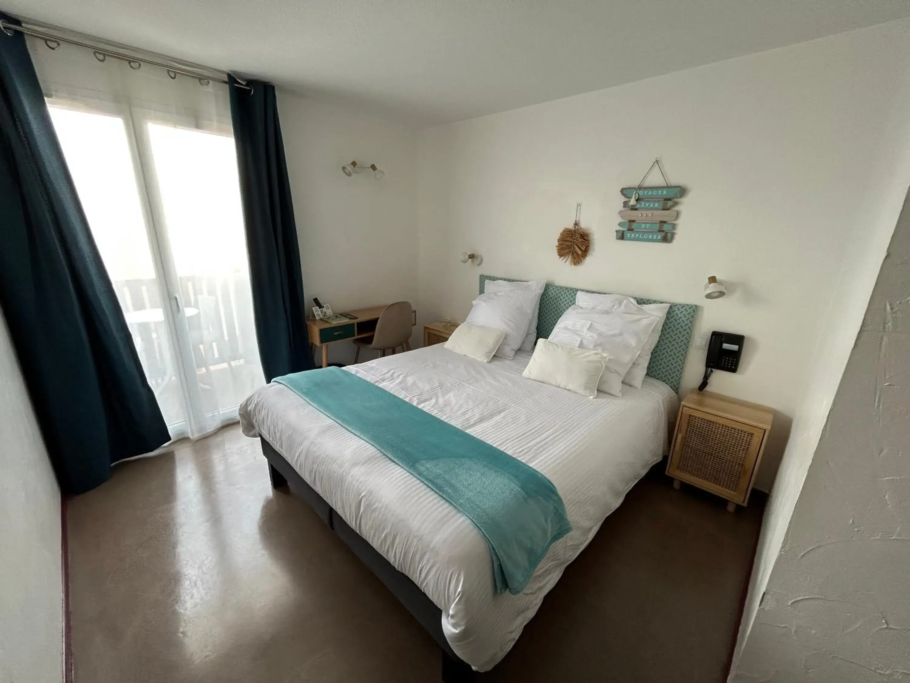 Photo of the whole room, Bed in Logis Hotel De La Clape