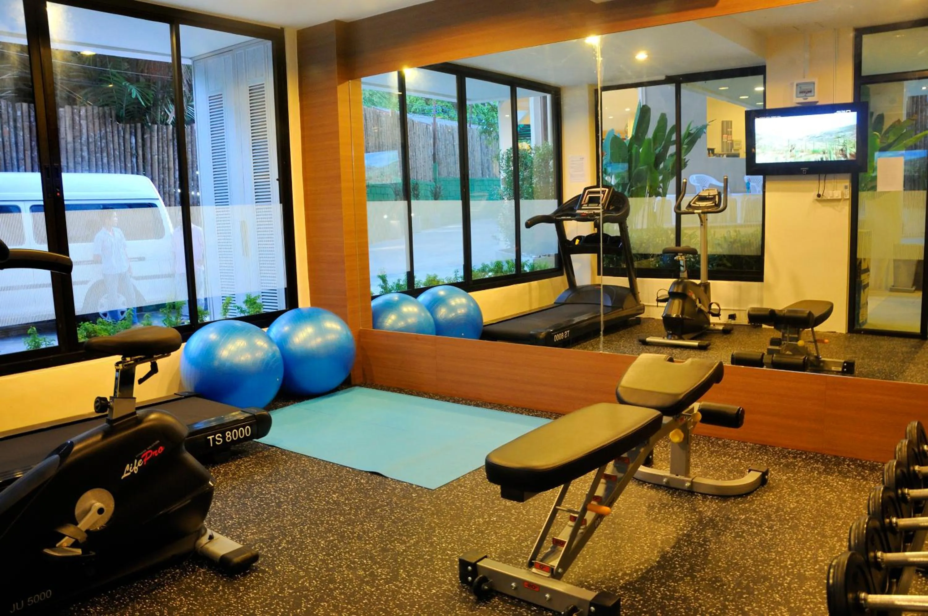 Fitness centre/facilities in The Wave Hotel Patong SHA