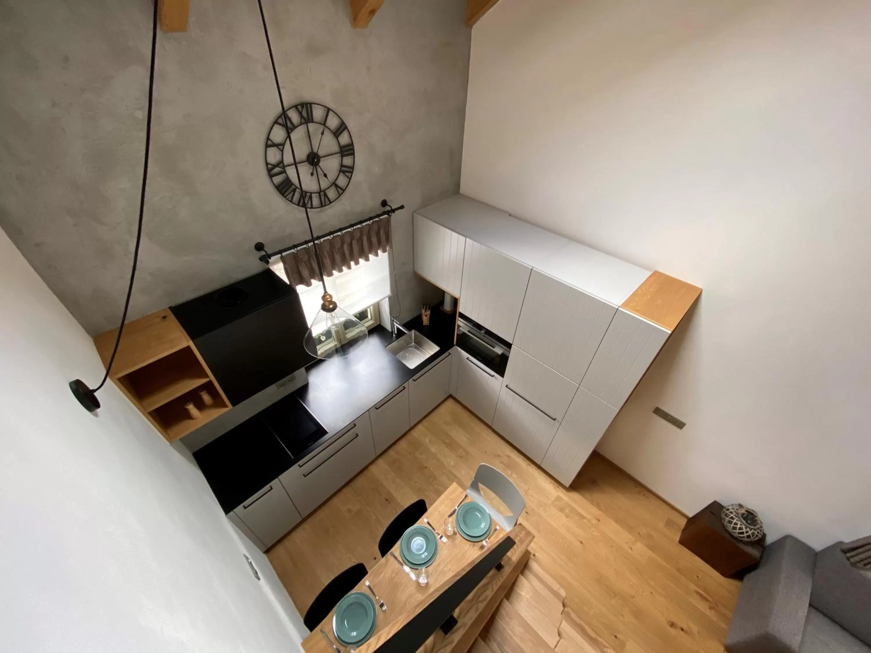 Kitchen or kitchenette in Penzion Stodola