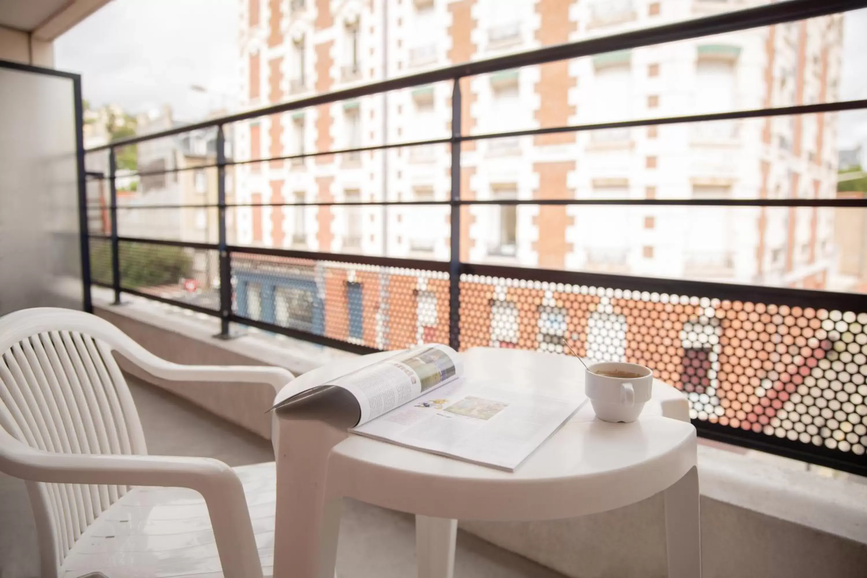 Balcony/Terrace in Zenitude Hôtel-Résidences Le Havre