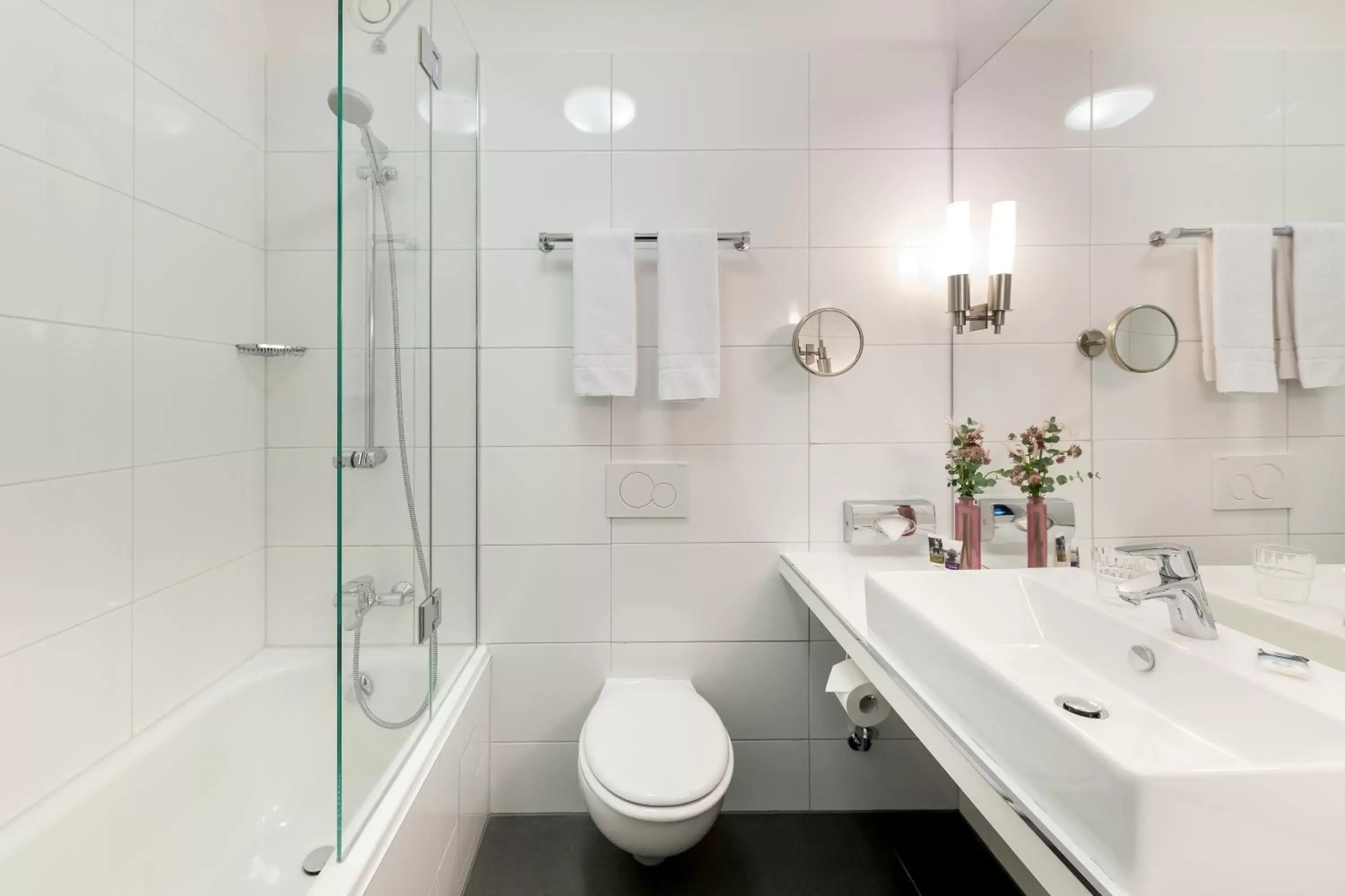 Shower, Bathroom in Mercure Hotel Wiesbaden City