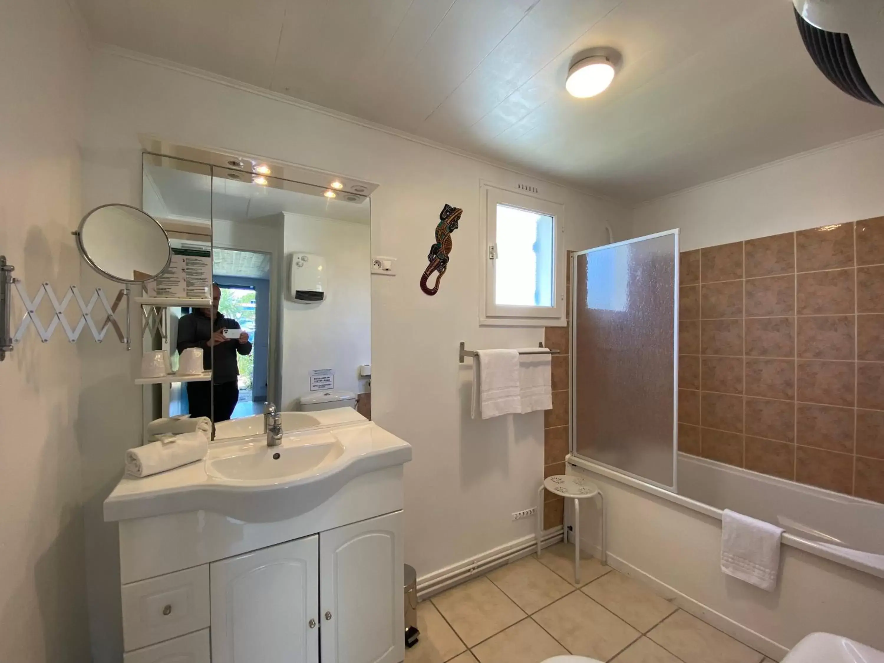 Bathroom in Hotel Des 4 Vents