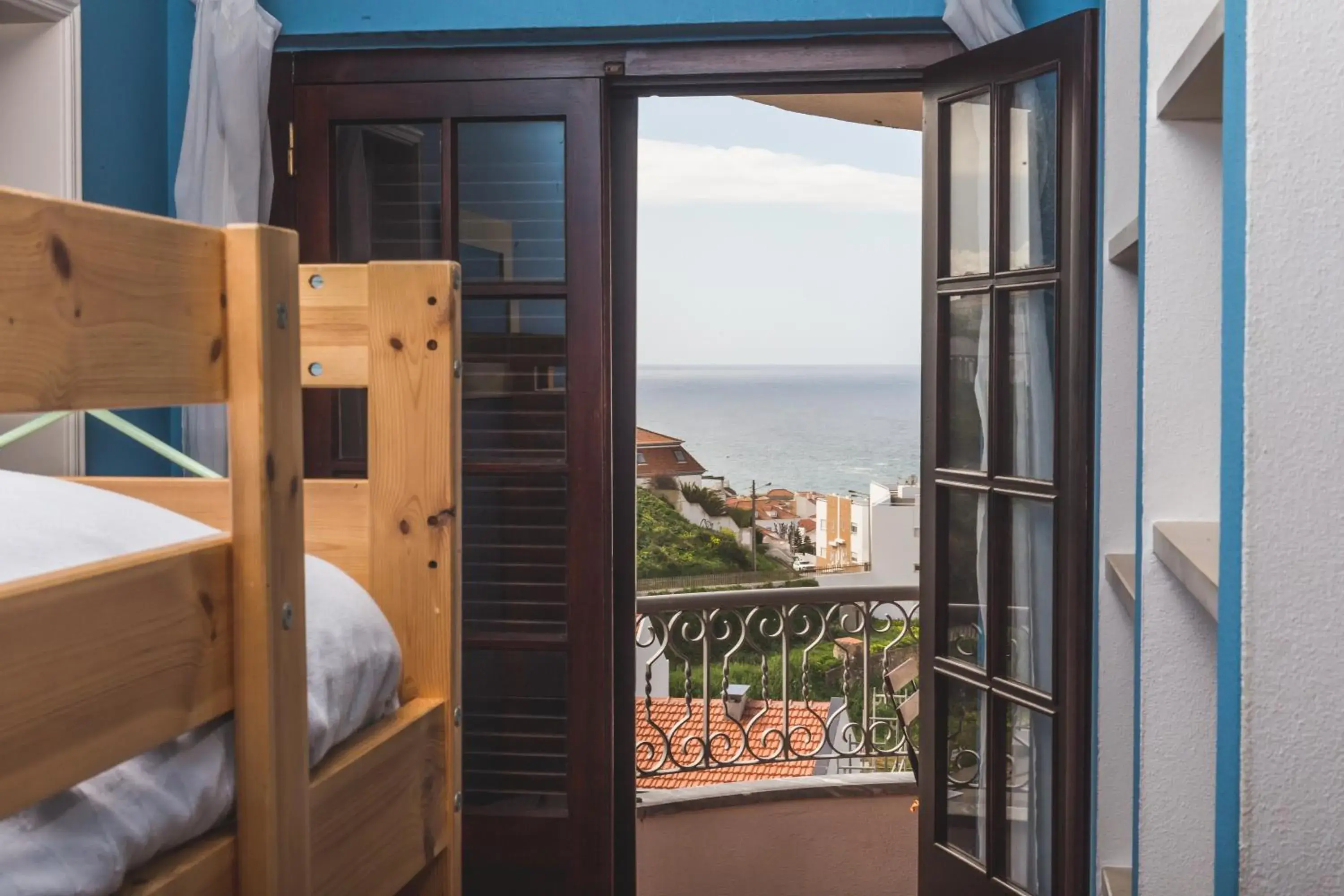 Sea view in Ericeira Chill Hill Hostel & Private Rooms - Peach Garden