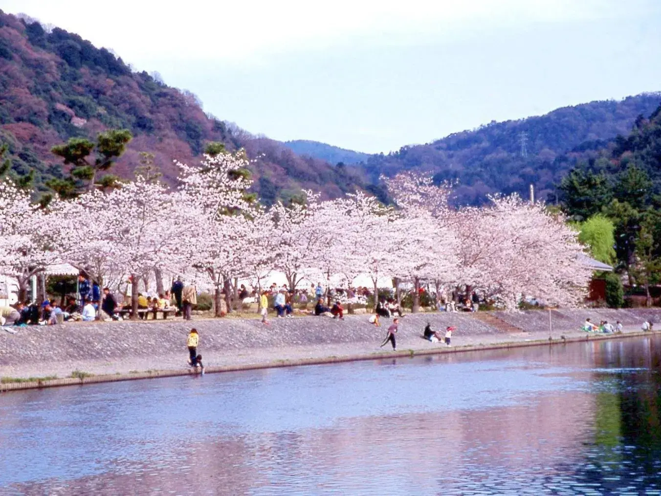 Off site, Beach in Kyoto Uji Hanayashiki Ukifune-En