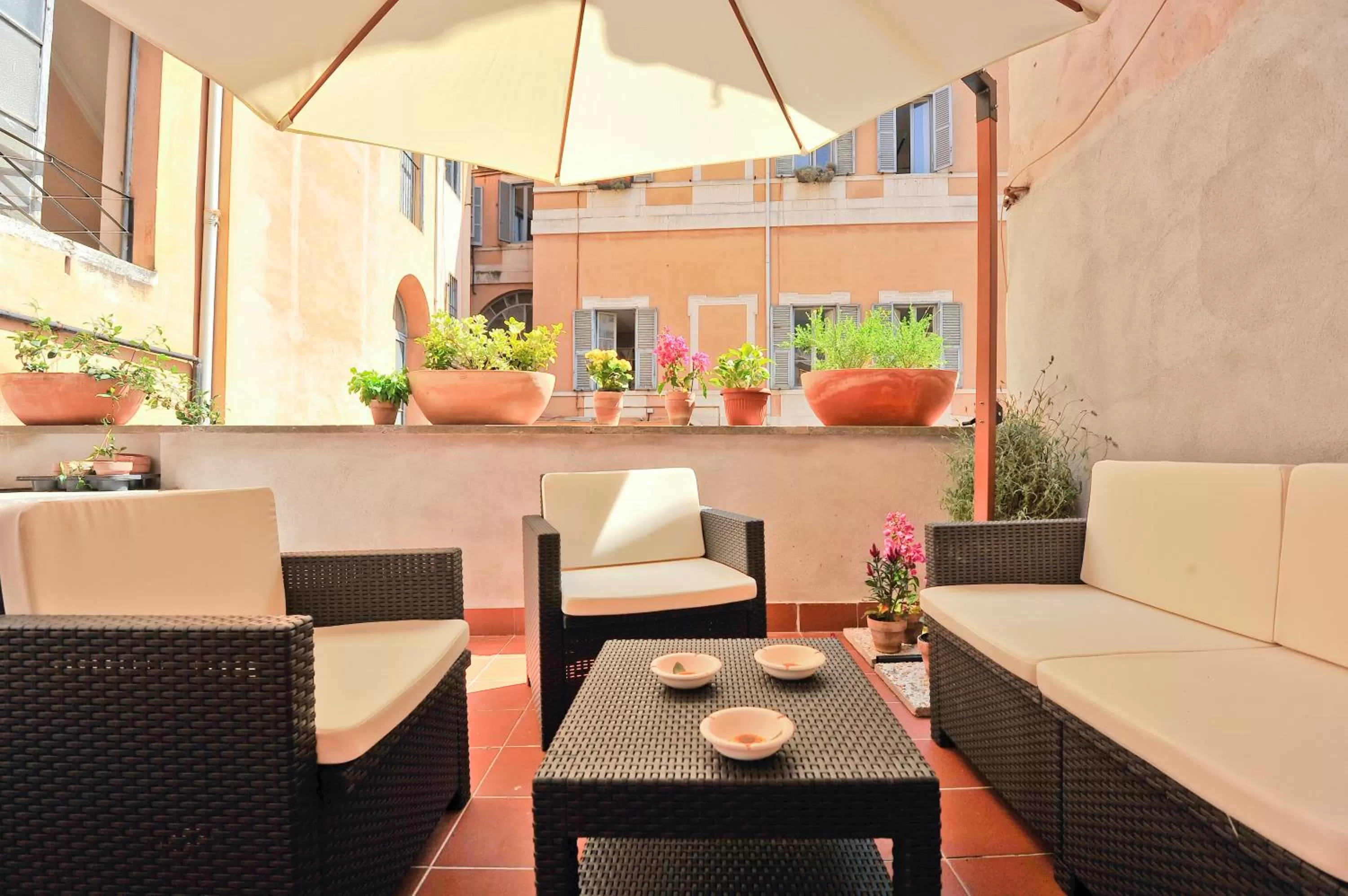 Balcony/Terrace in History Suite