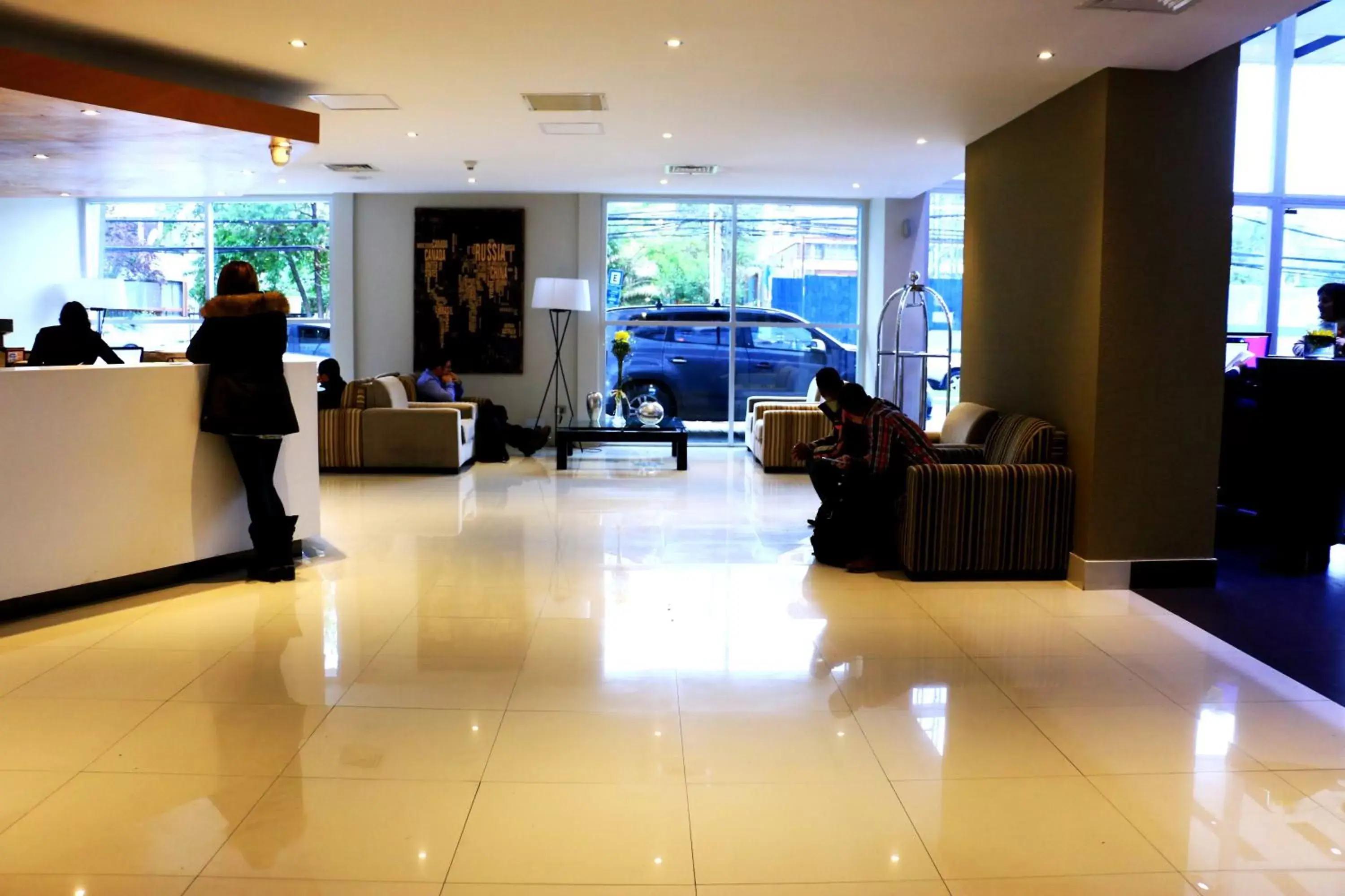 Lobby or reception, Lobby/Reception in Hotel Diego de Almagro Providencia