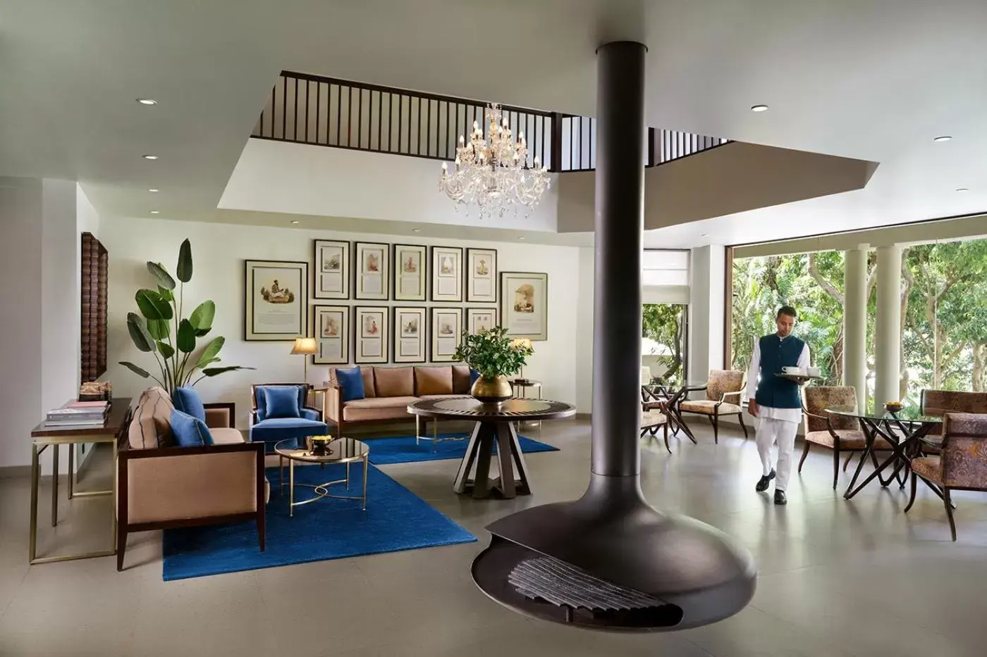 Lobby or reception in Anand Kashi by the Ganges Rishikesh - IHCL Seleqtions Lobby or reception in Anand Kashi by the Ganges Rishikesh - IHCL Seleqtions