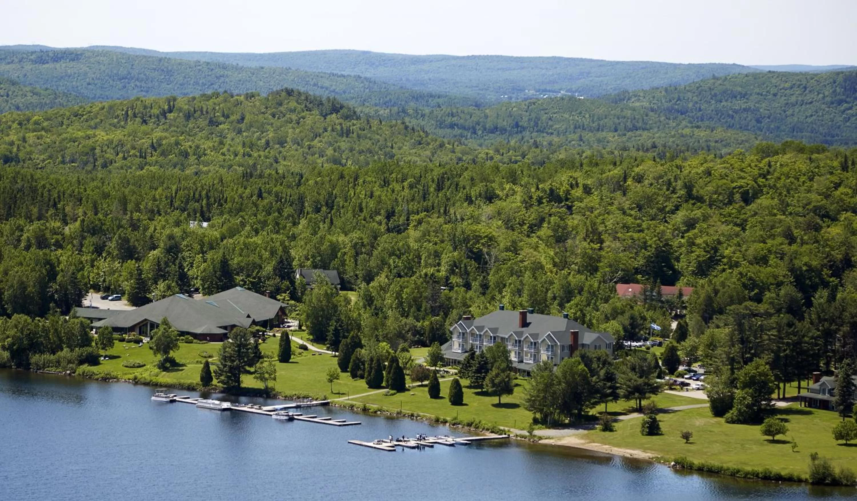 Bird's eye view in Auberge du Lac-à-l'Eau-Claire