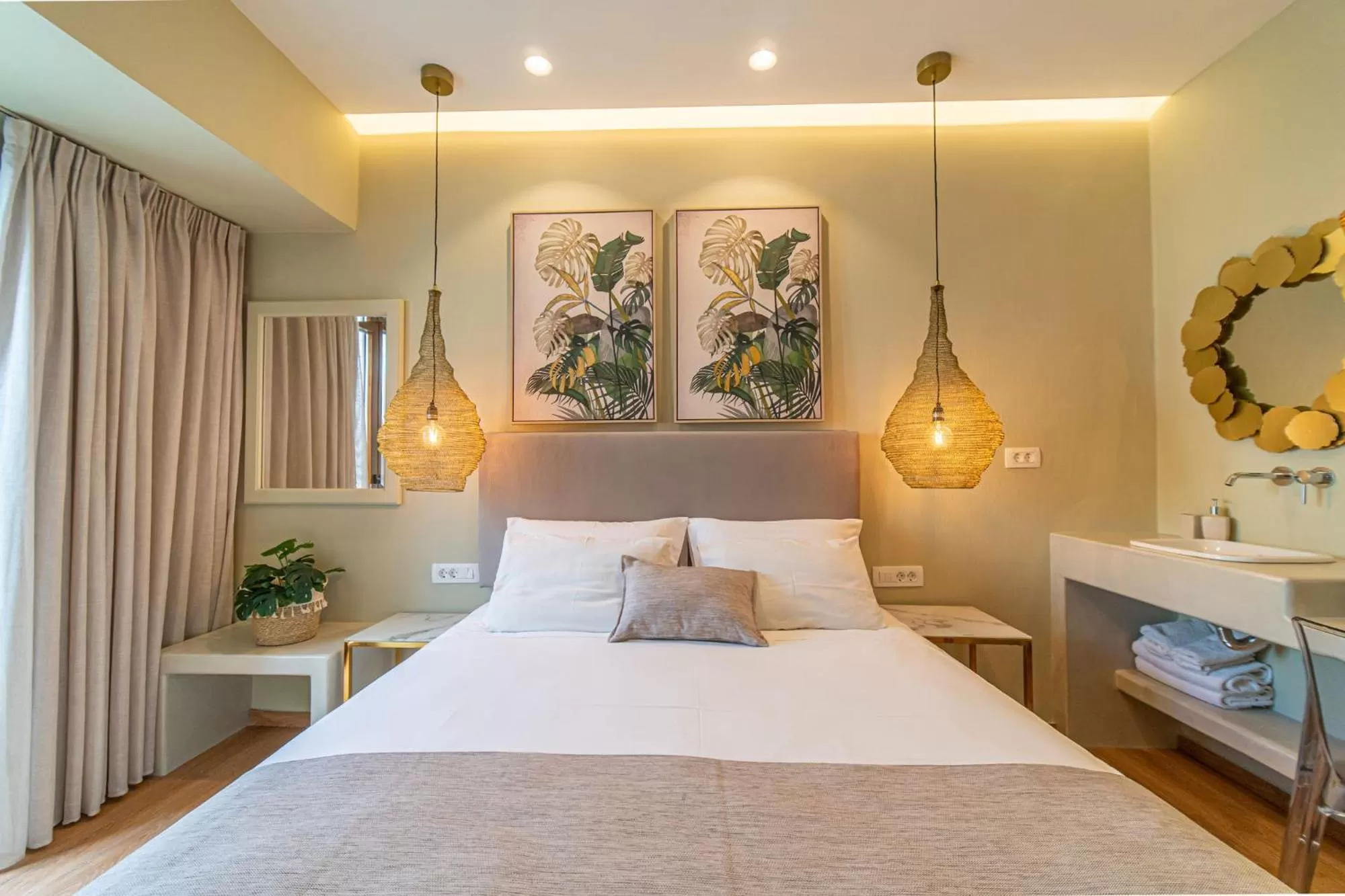 Bed in Antonia Hotel