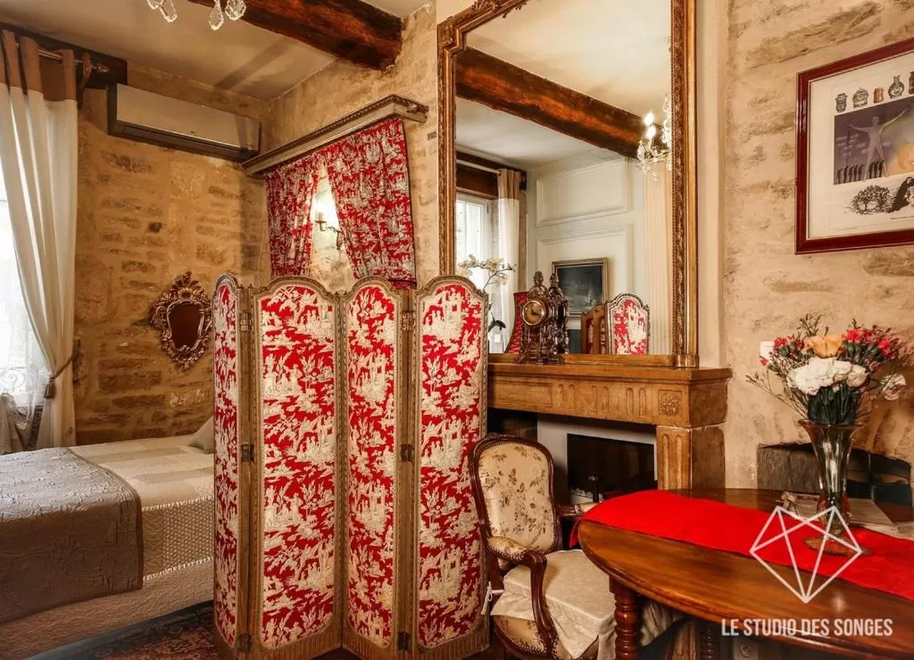 Bed in Chambre d'hôtes Le Petit Tertre