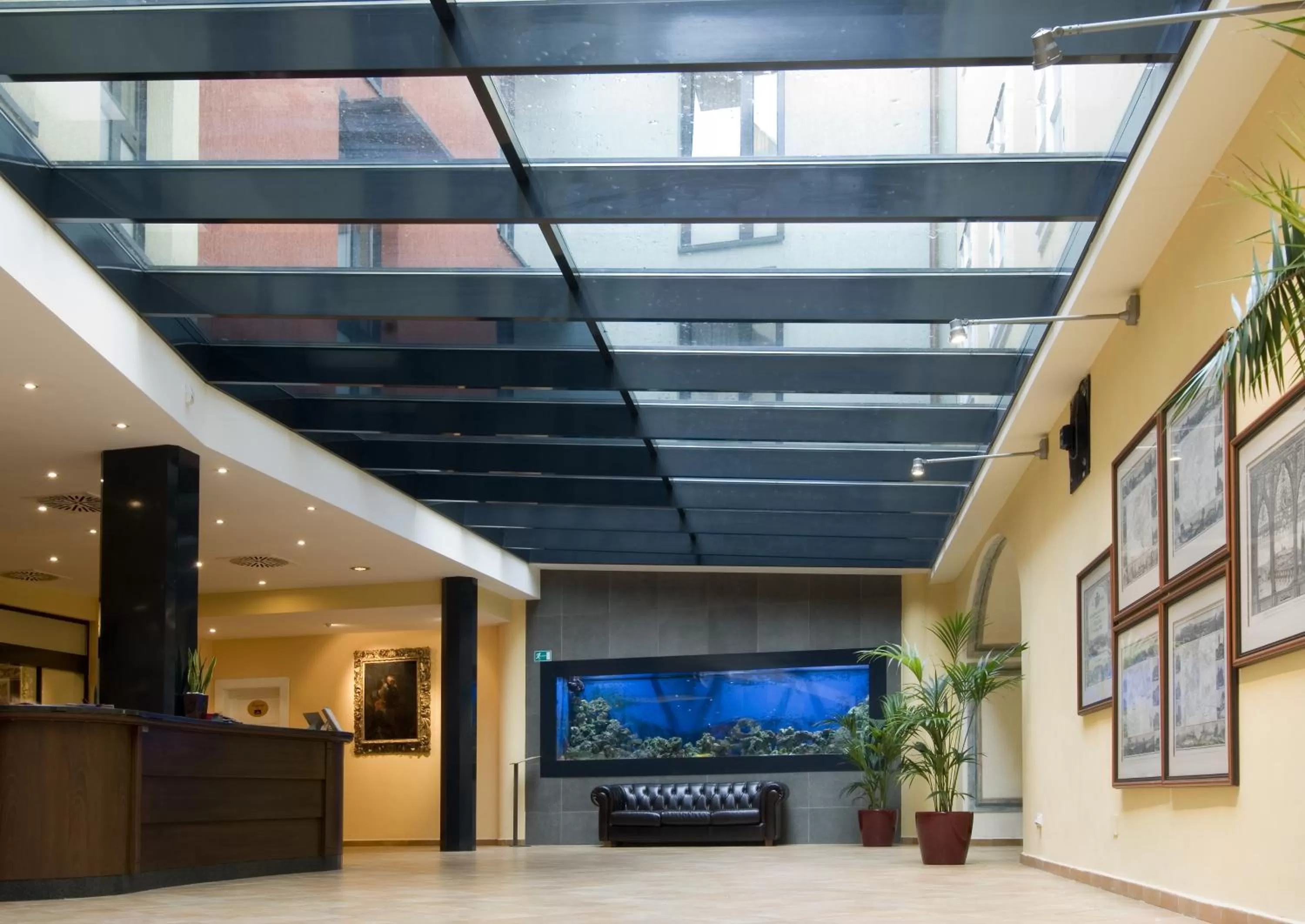 Lobby or reception in Hotel Roma Prague