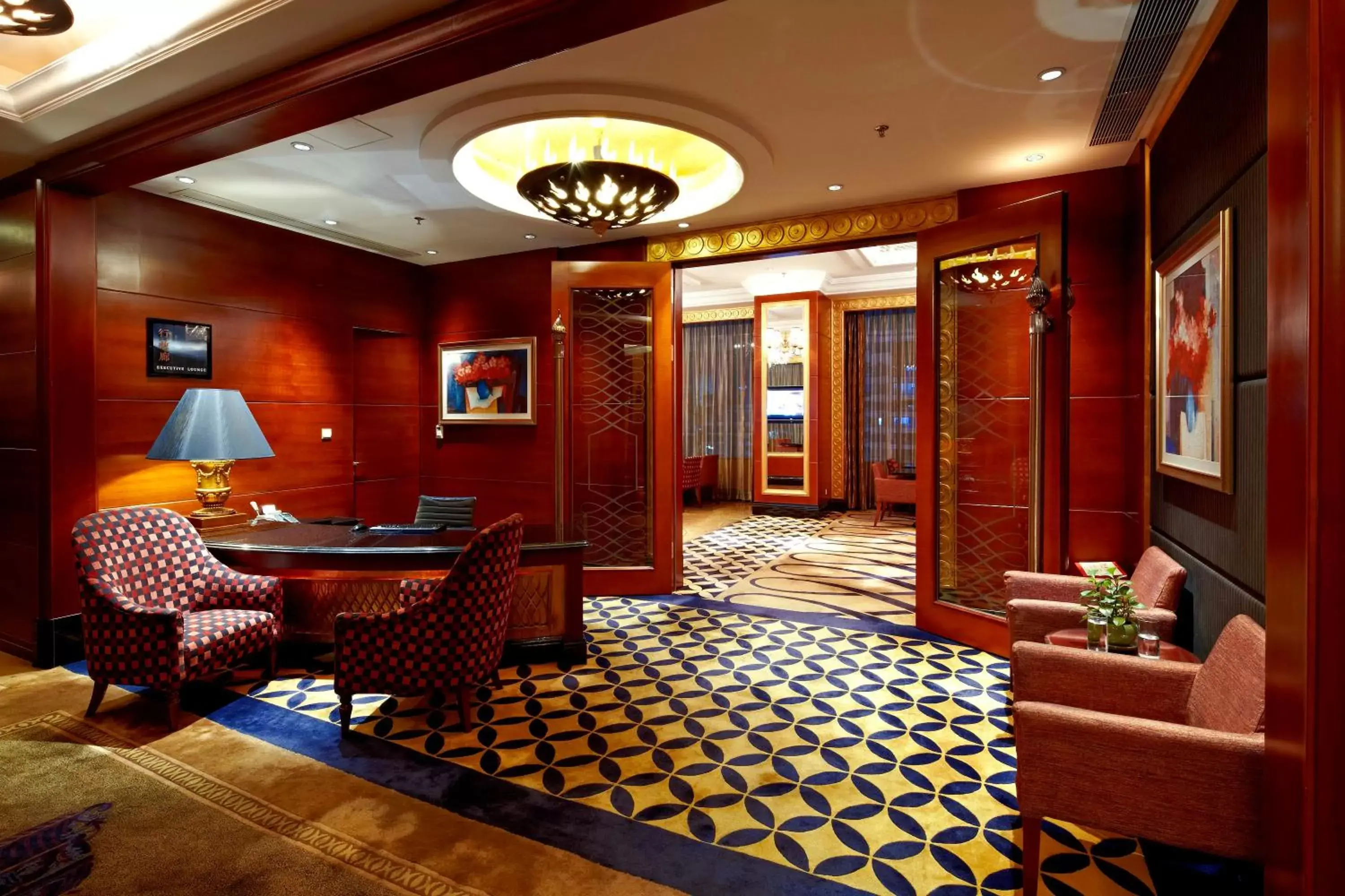 Communal lounge/ TV room, Lobby/Reception in Kempinski Hotel Shenzhen