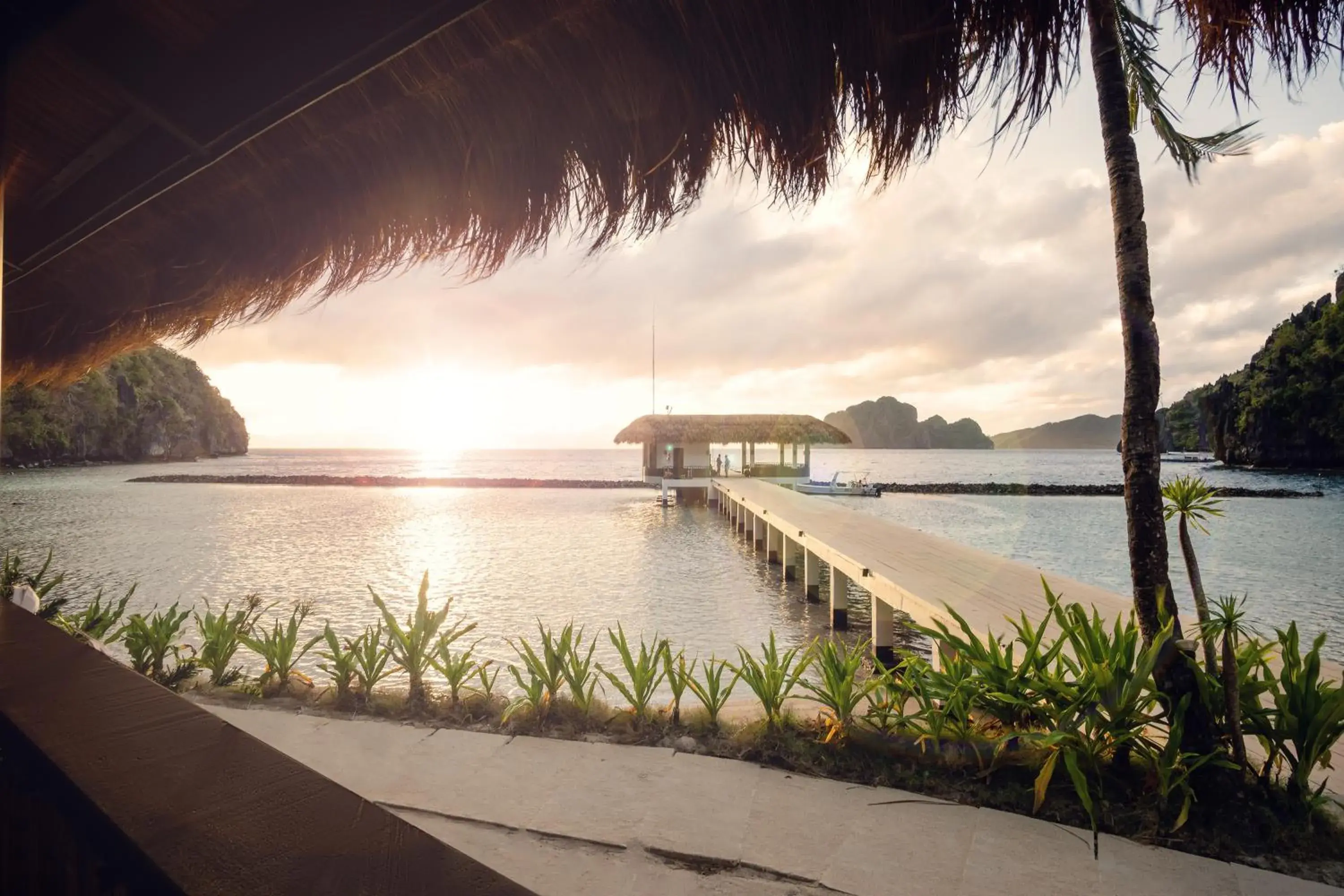 Sea view, Beach in El Nido Resorts Miniloc Island