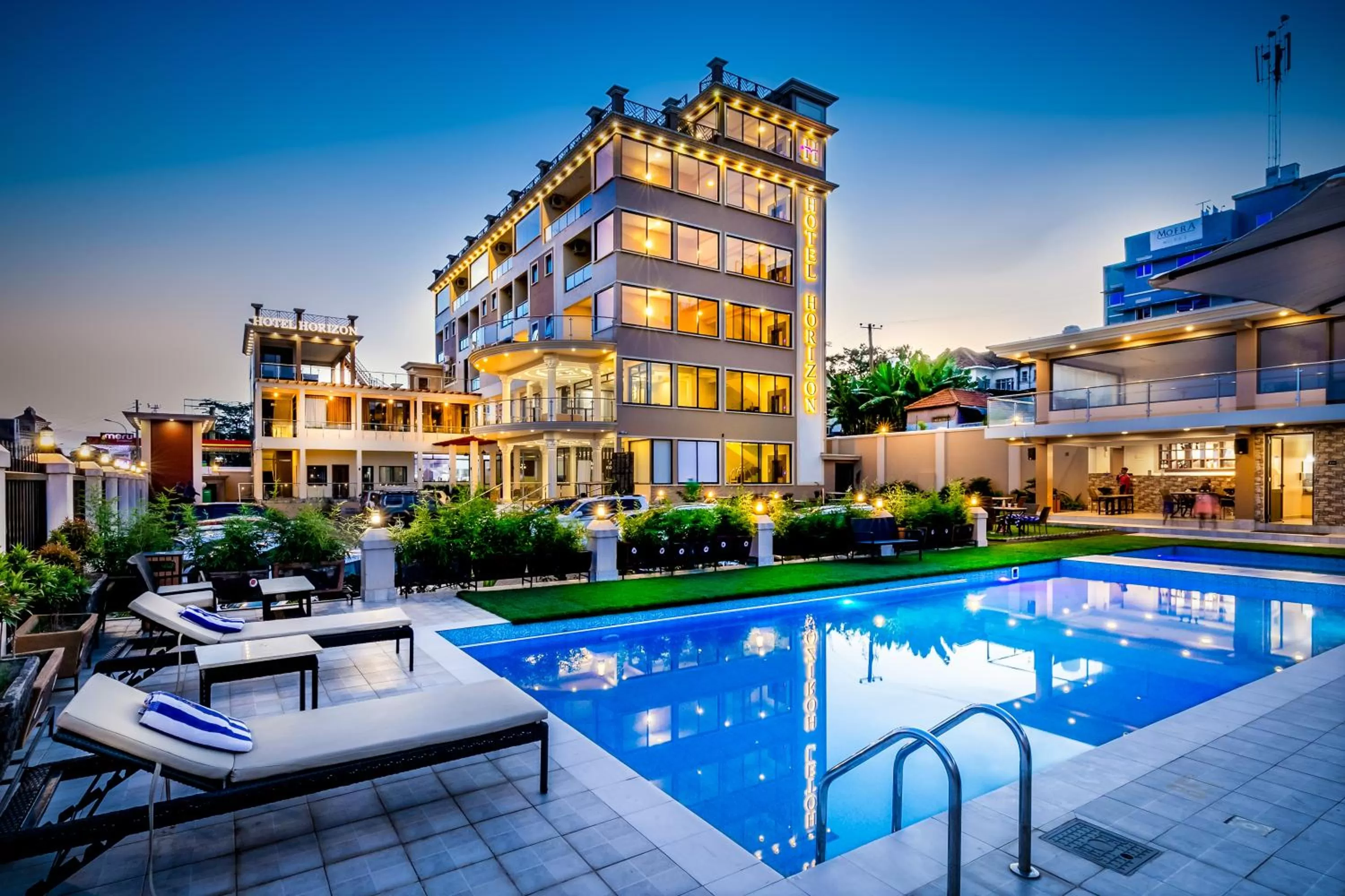 Property building in Hotel Horizon Entebbe