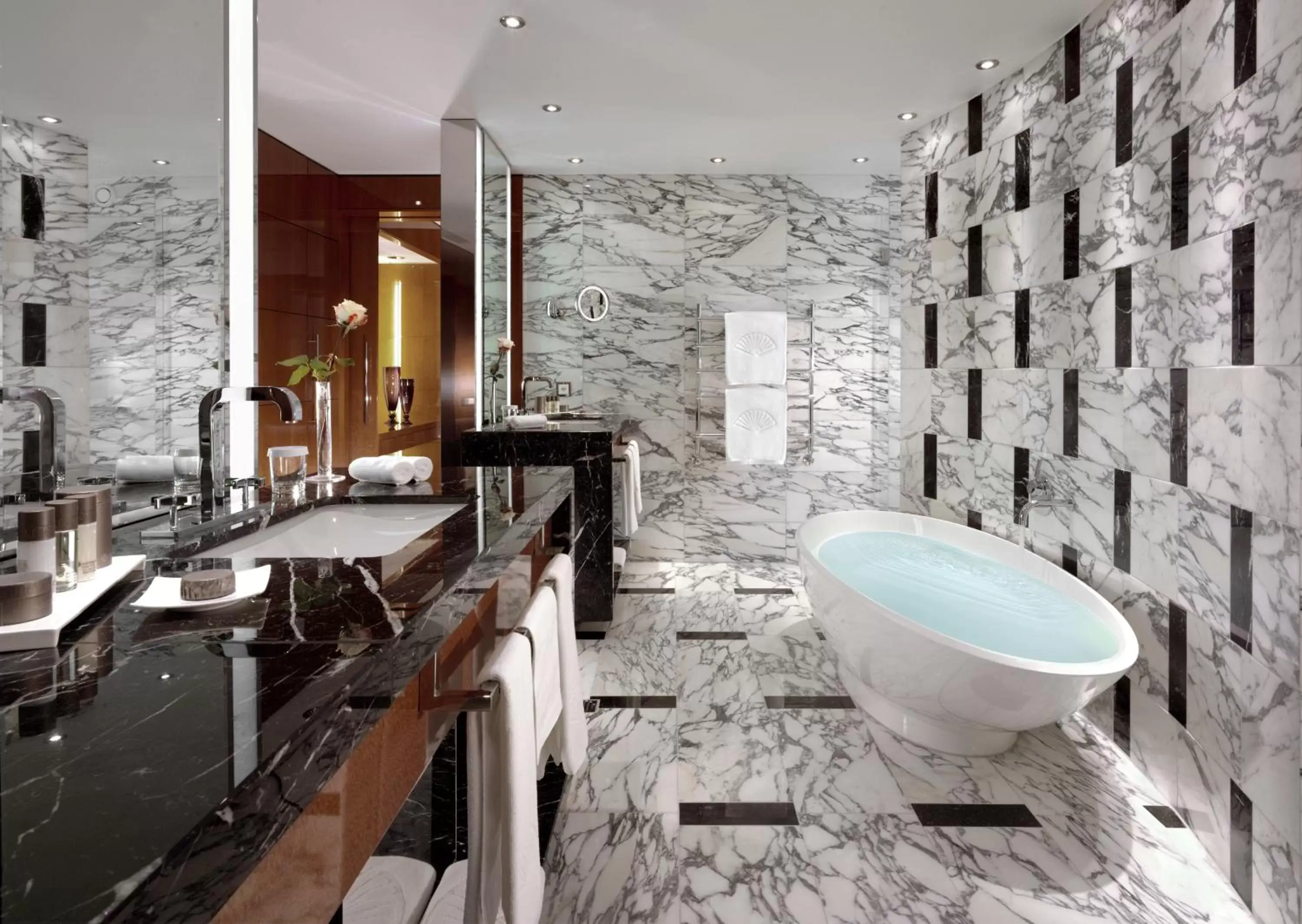 Bathroom in Mandarin Oriental, Geneva